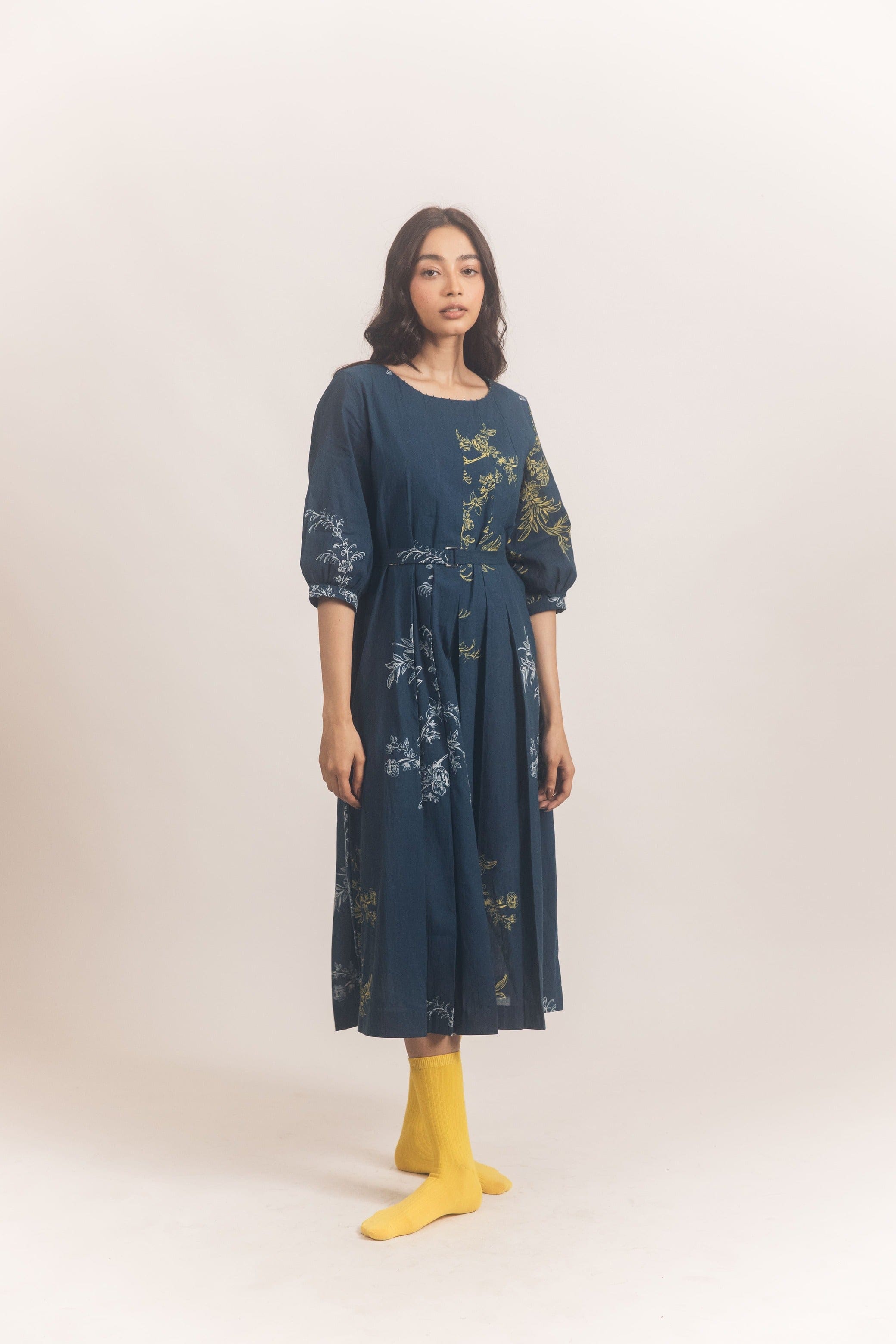 aster blue dress Aster Dress, Navy