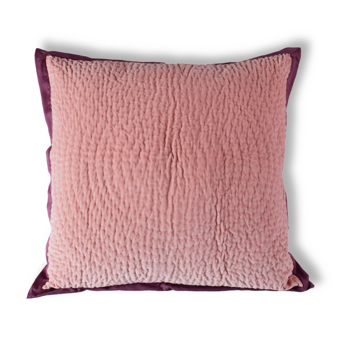 Pink Berry Velvet Cushion