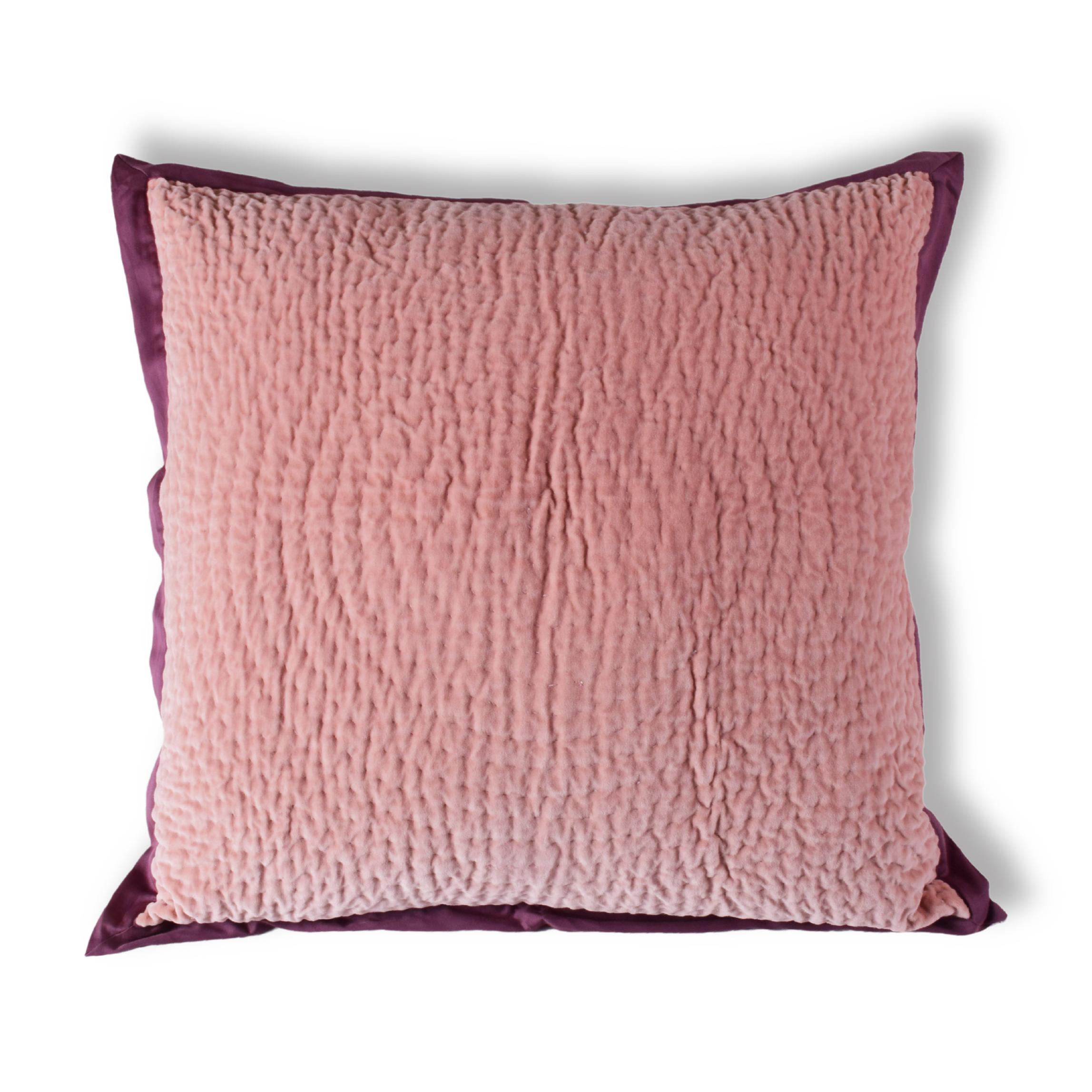 Pink Berry Velvet Cushion