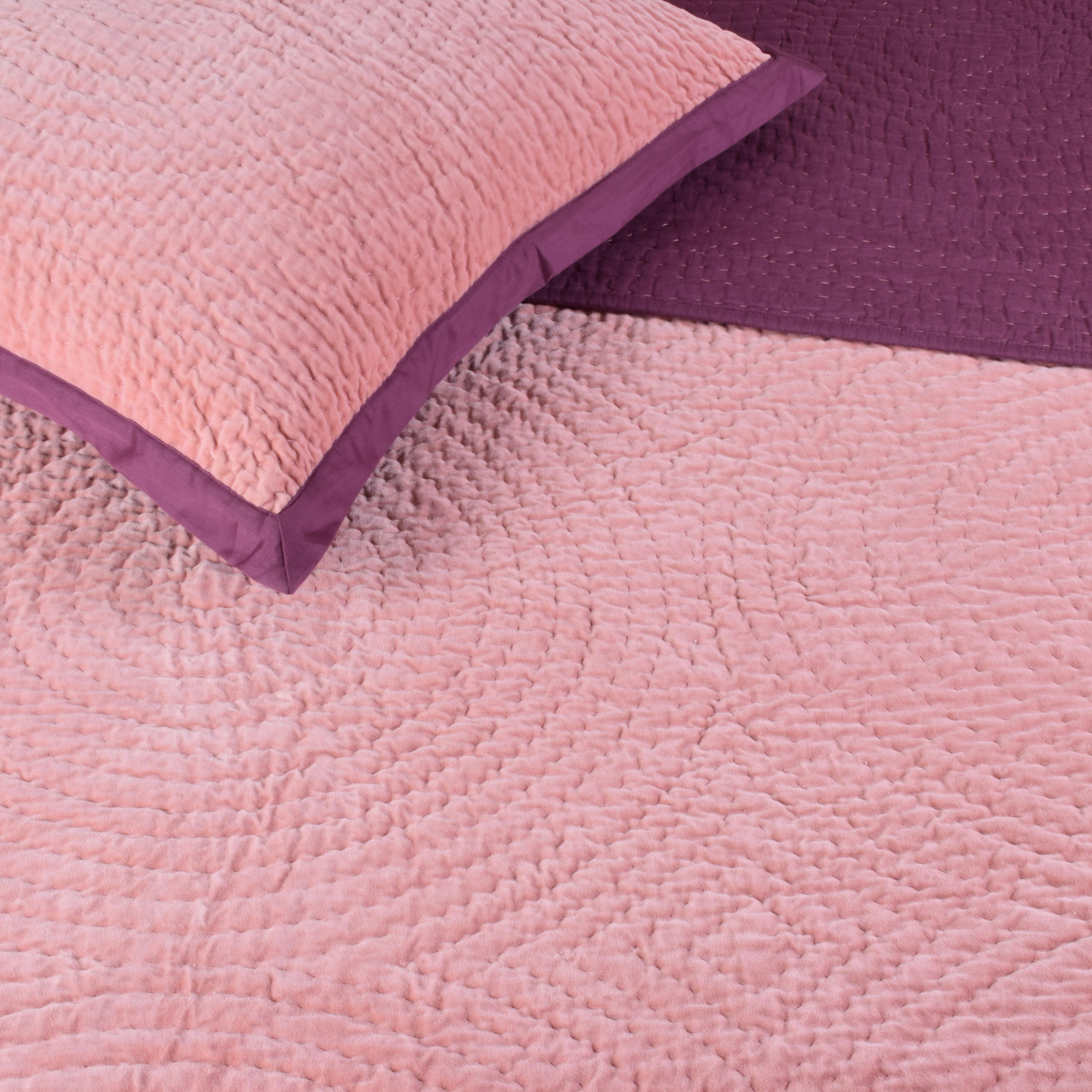 Pink Berry Velvet Cushion