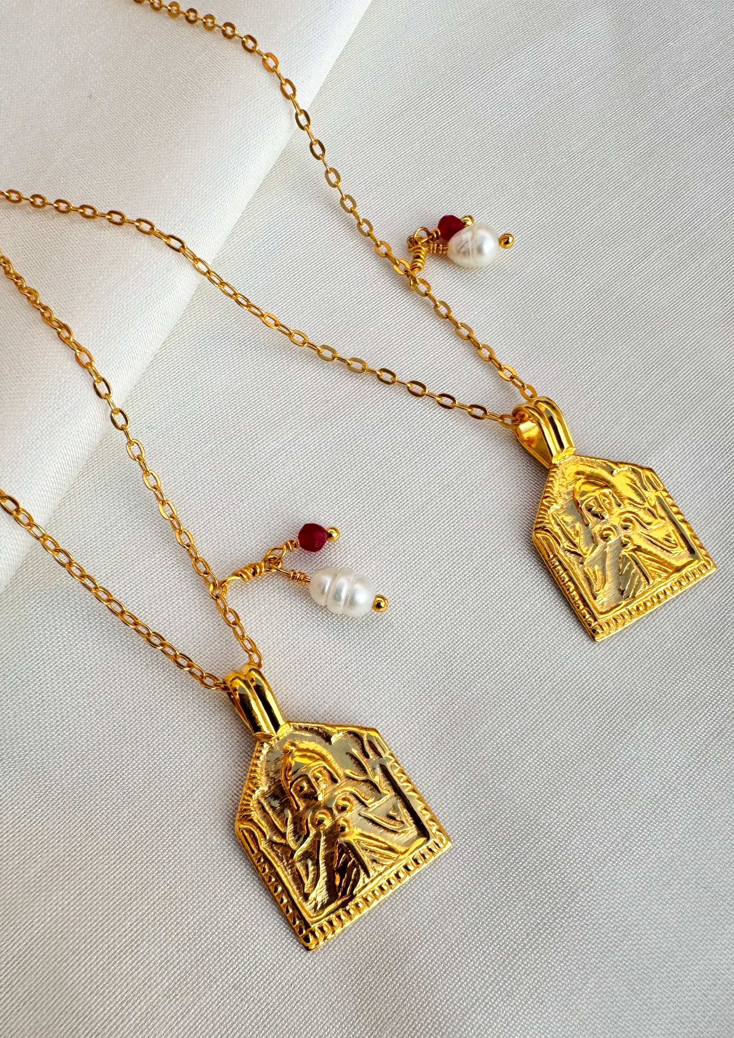 Goddess paatri accessory from The Raw India featuring traditional design and intricate detailing.