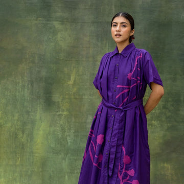 Doodlage Zora embroidered dress with intricate floral embroidery, lightweight fabric, and a flowing silhouette.
