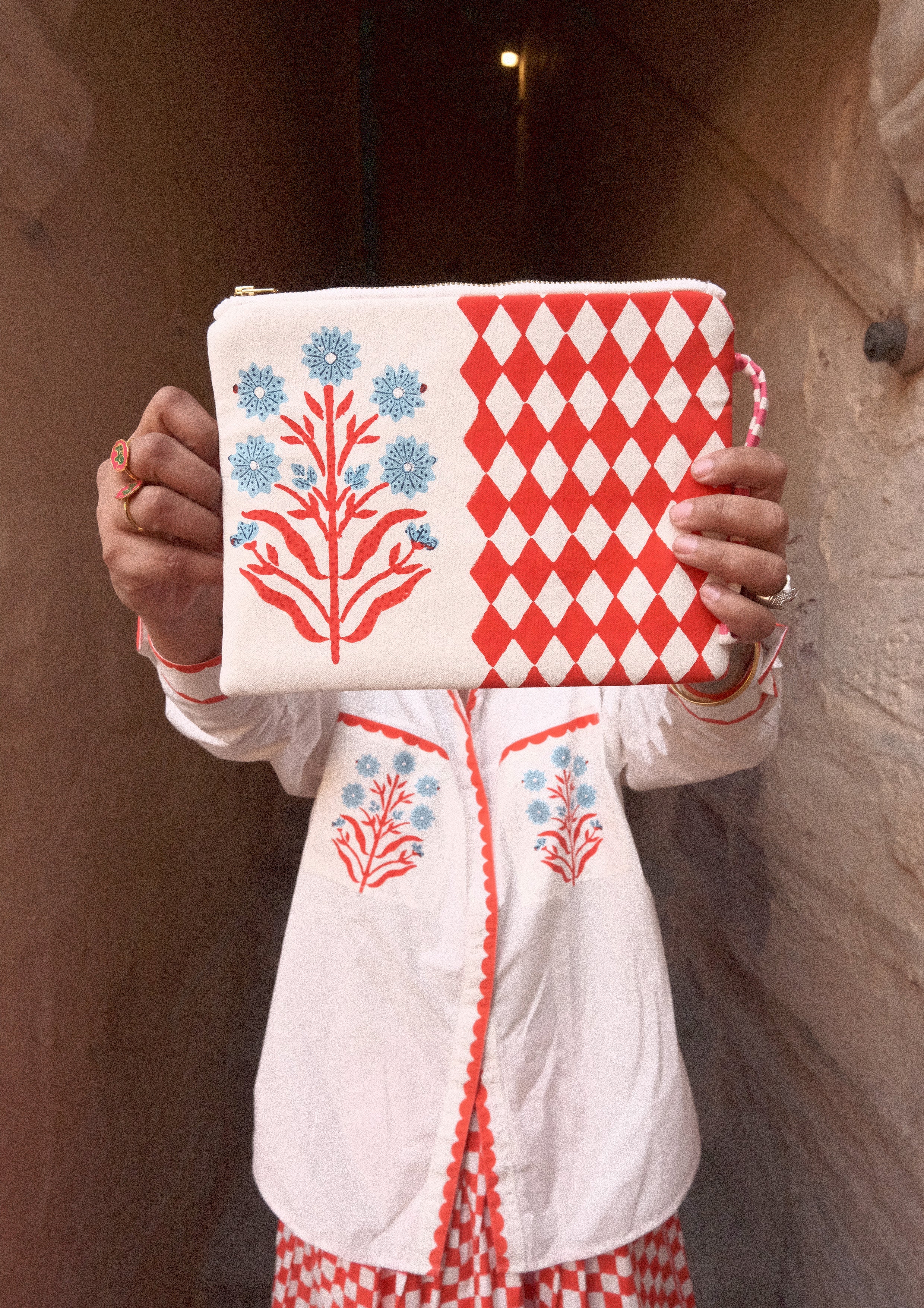 MAKEUP POUCH BUTA PRINT