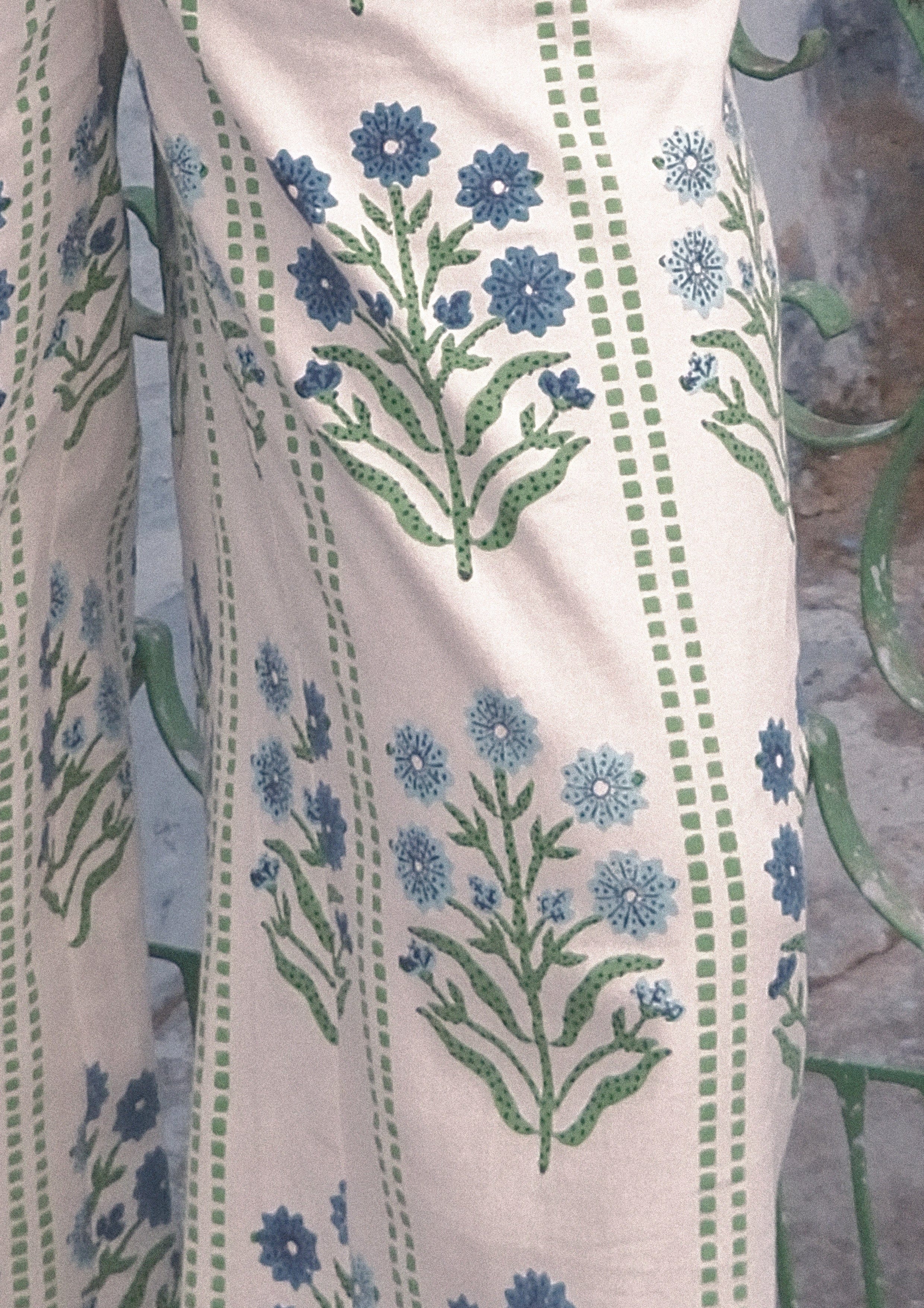 The Raw India Amer jodhpur pants with buta stripe pattern, featuring traditional Indian bottoms with vibrant stripe design.