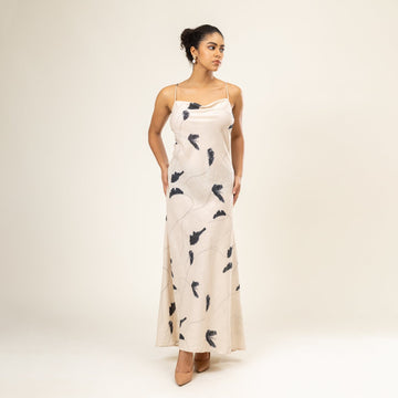 Doodlage Lola printed dress with vibrant floral pattern, lightweight fabric, and stylish knee-length design.