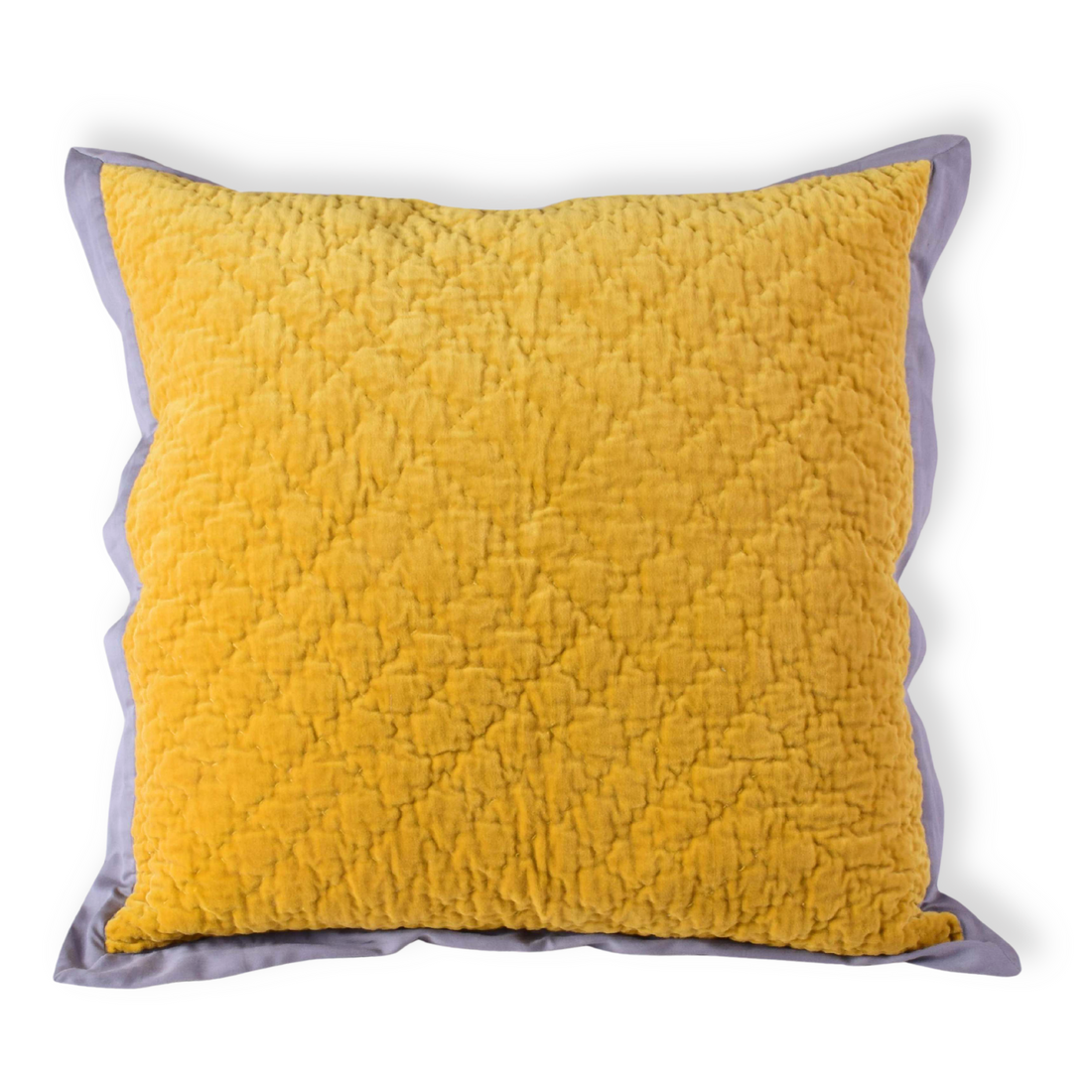 Kurkuma Lilac Velvet Cushion
