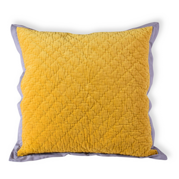 Kurkuma Lilac Velvet Cushion