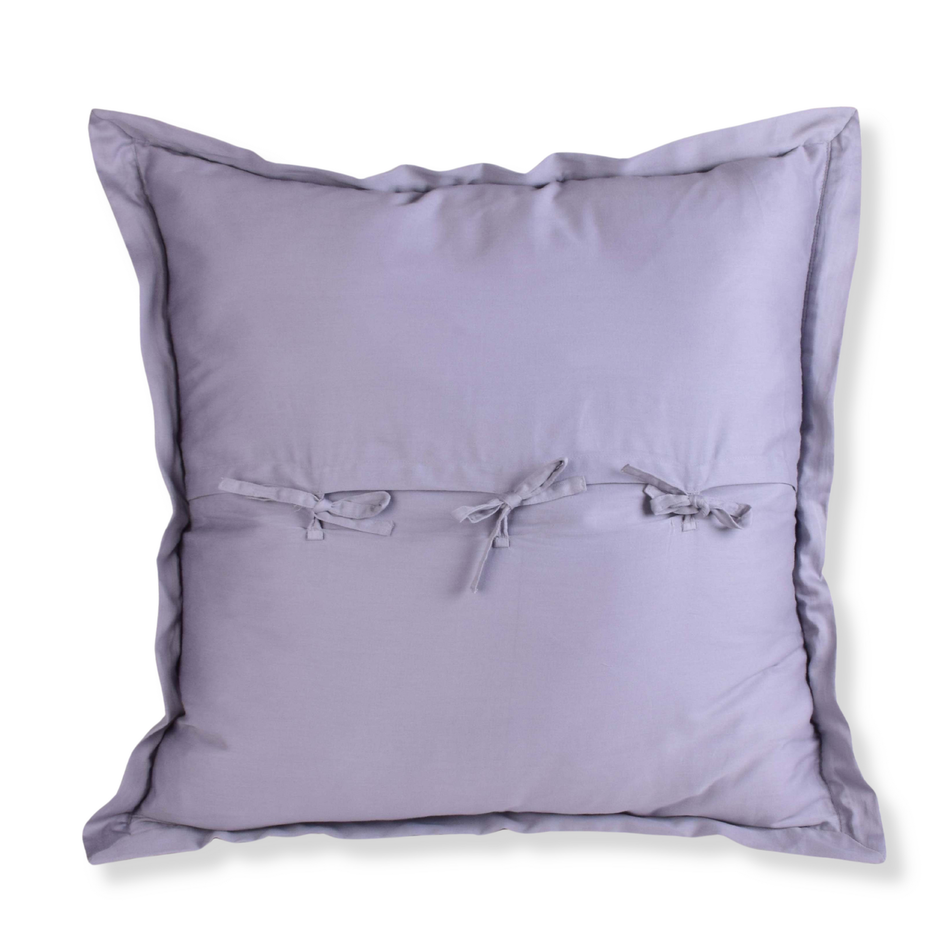 Kurkuma Lilac Velvet Cushion