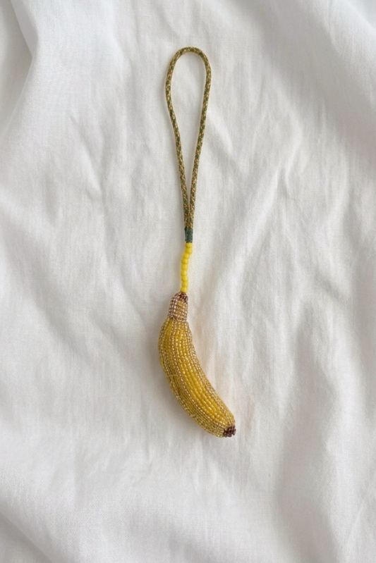 Banana Beaded Charm