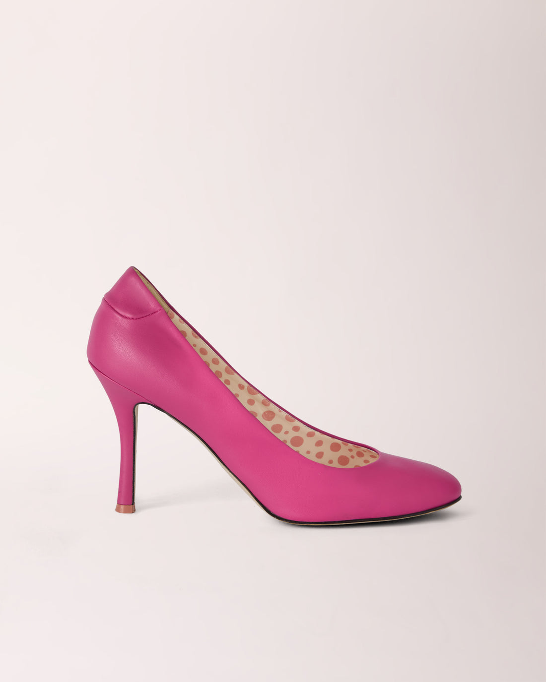 Classic Cheeletto Pump | Light Grain | Pink