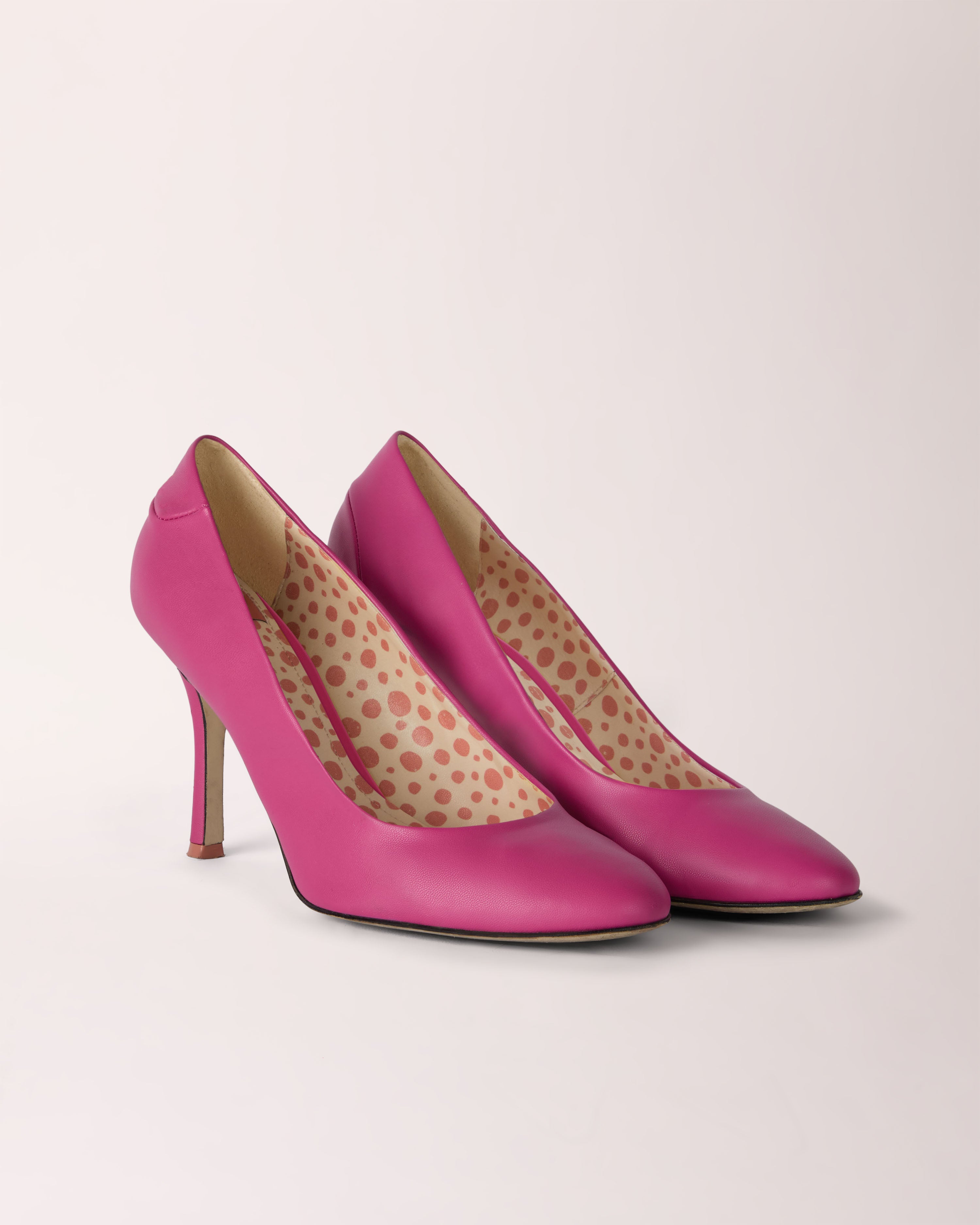 Classic Cheeletto Pump | Light Grain | Pink