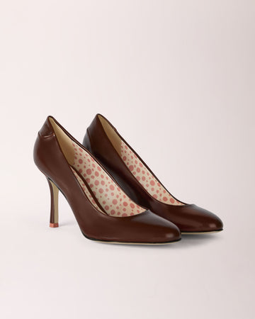 Classic Cheeletto Pump | Smooth | Irish Coffee