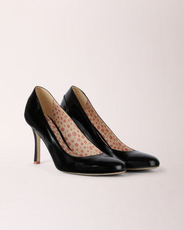 Classic Cheeletto Pump | Matte | Black