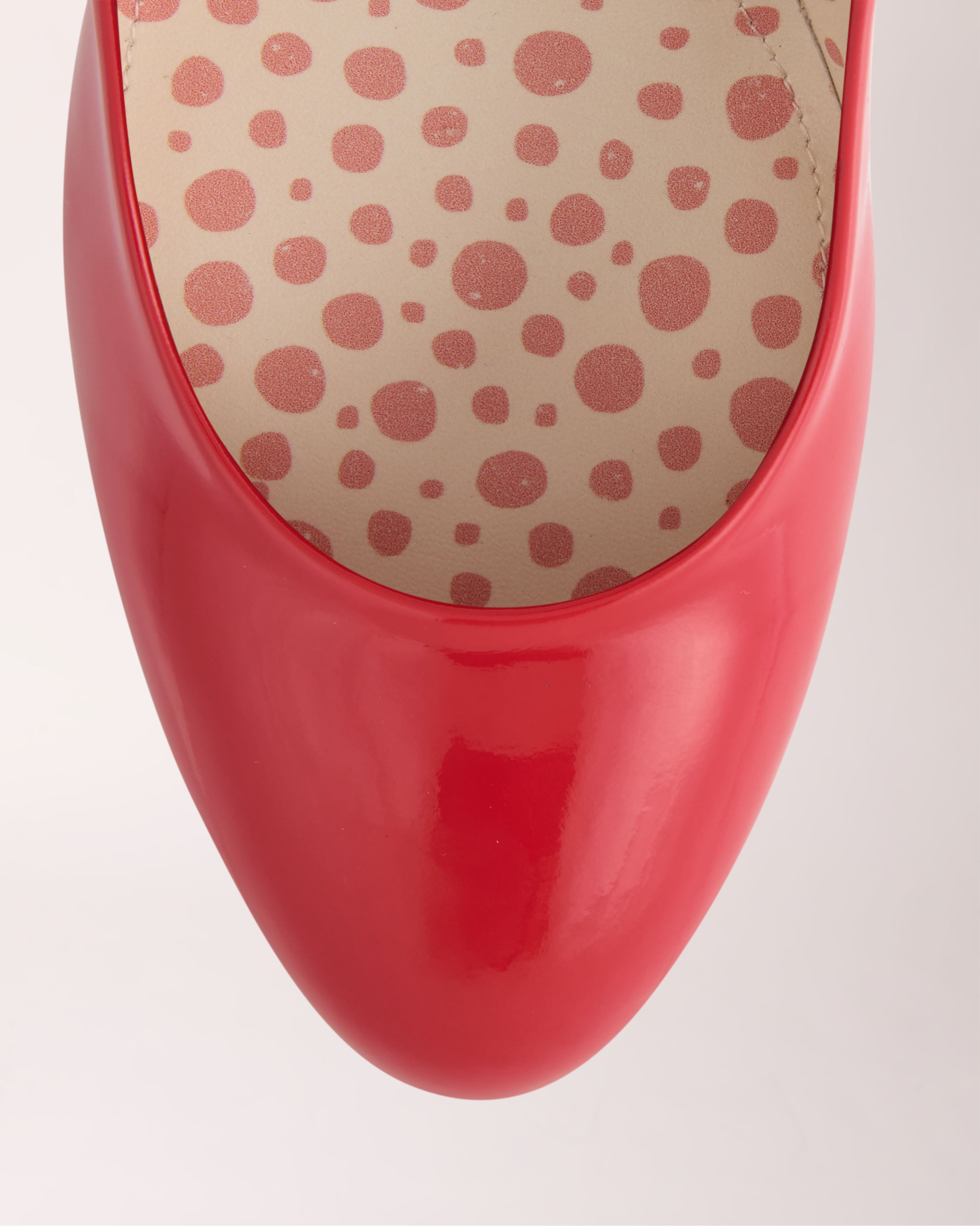 Classic Cheeletto Pump | Patent | Red