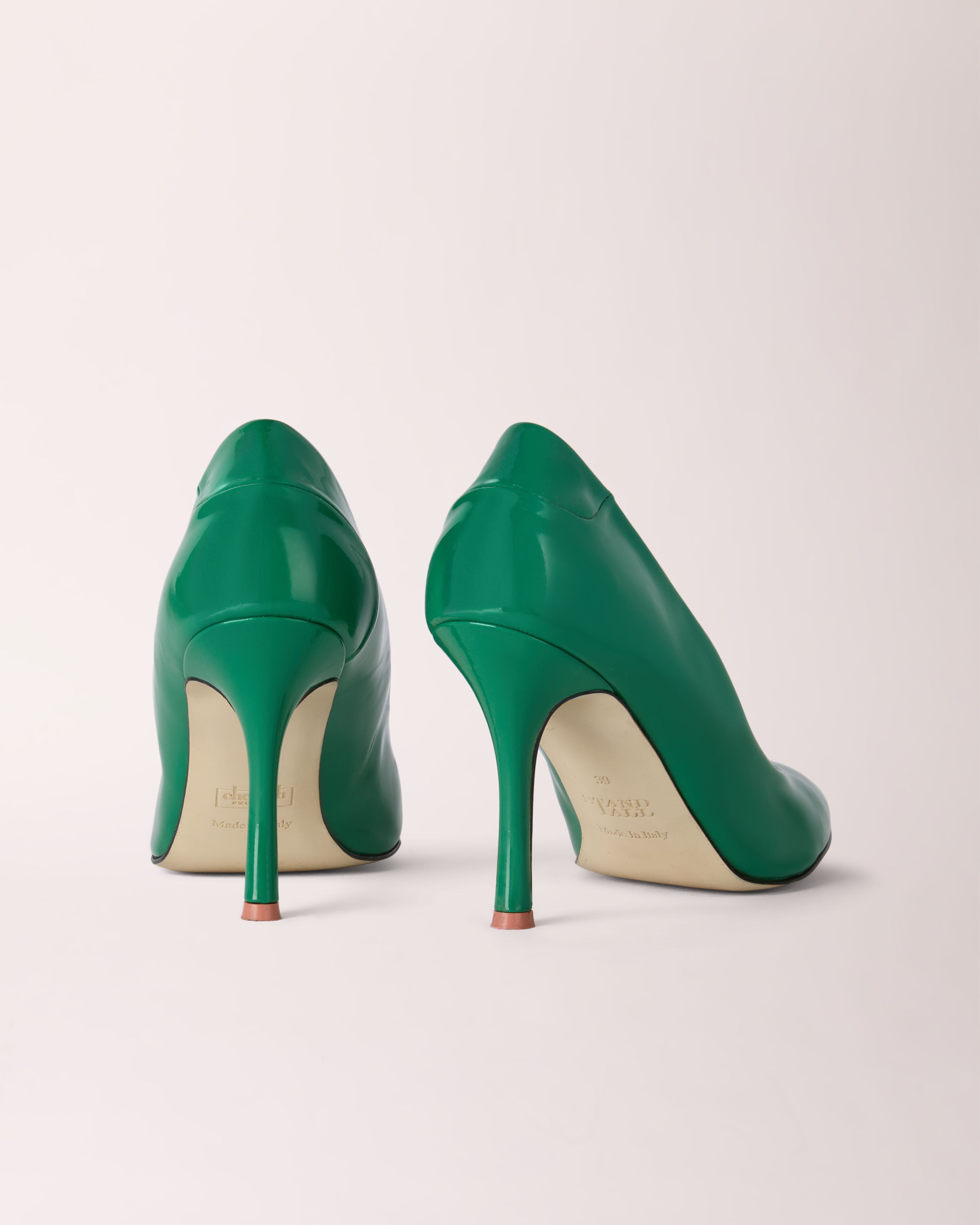 Classic Cheeletto Pump | Patent | Green