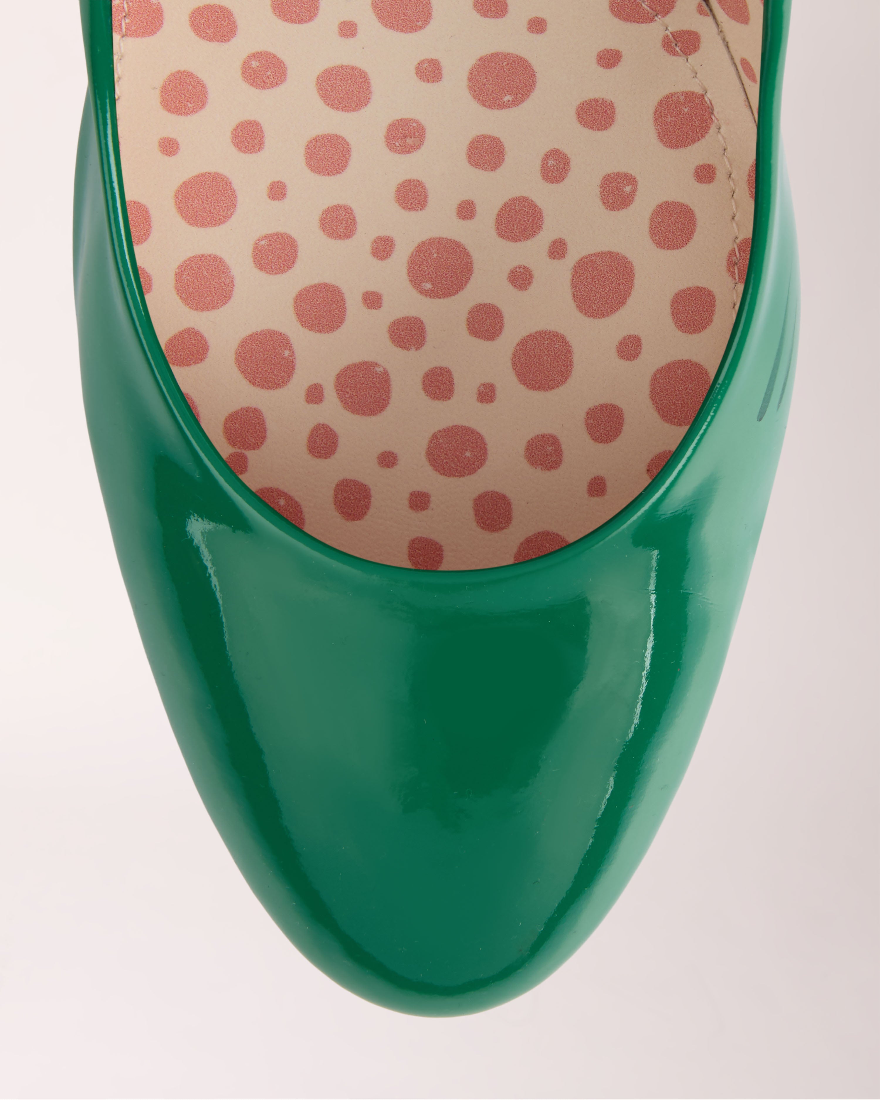 Classic Cheeletto Pump | Patent | Green