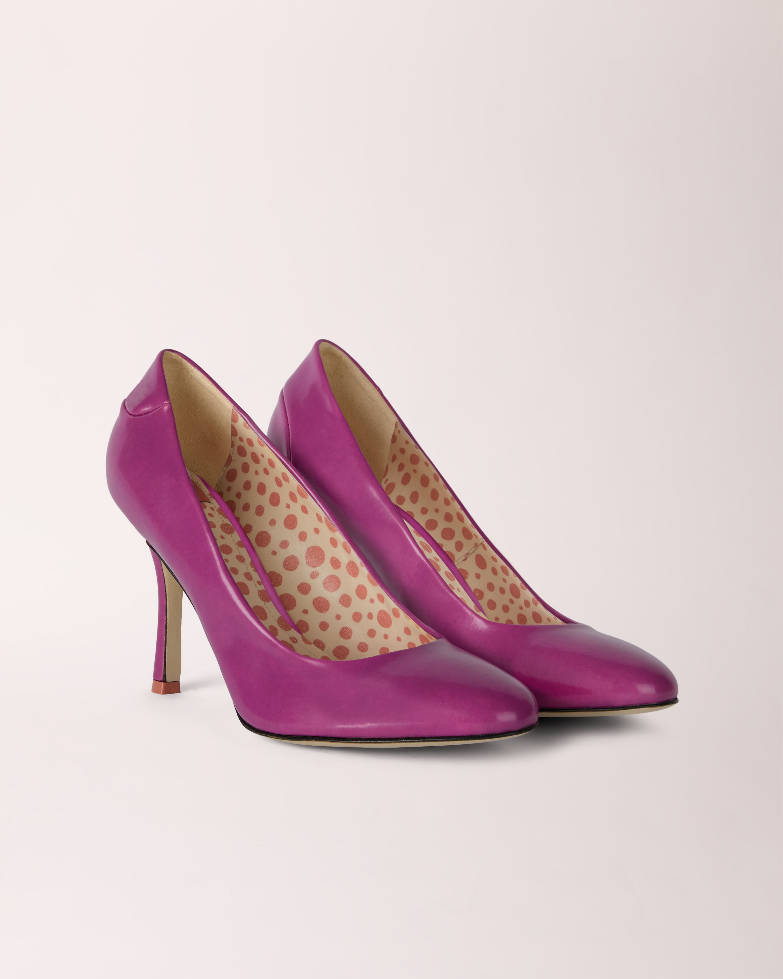 Classic Cheeletto Pump | Matte | Purple