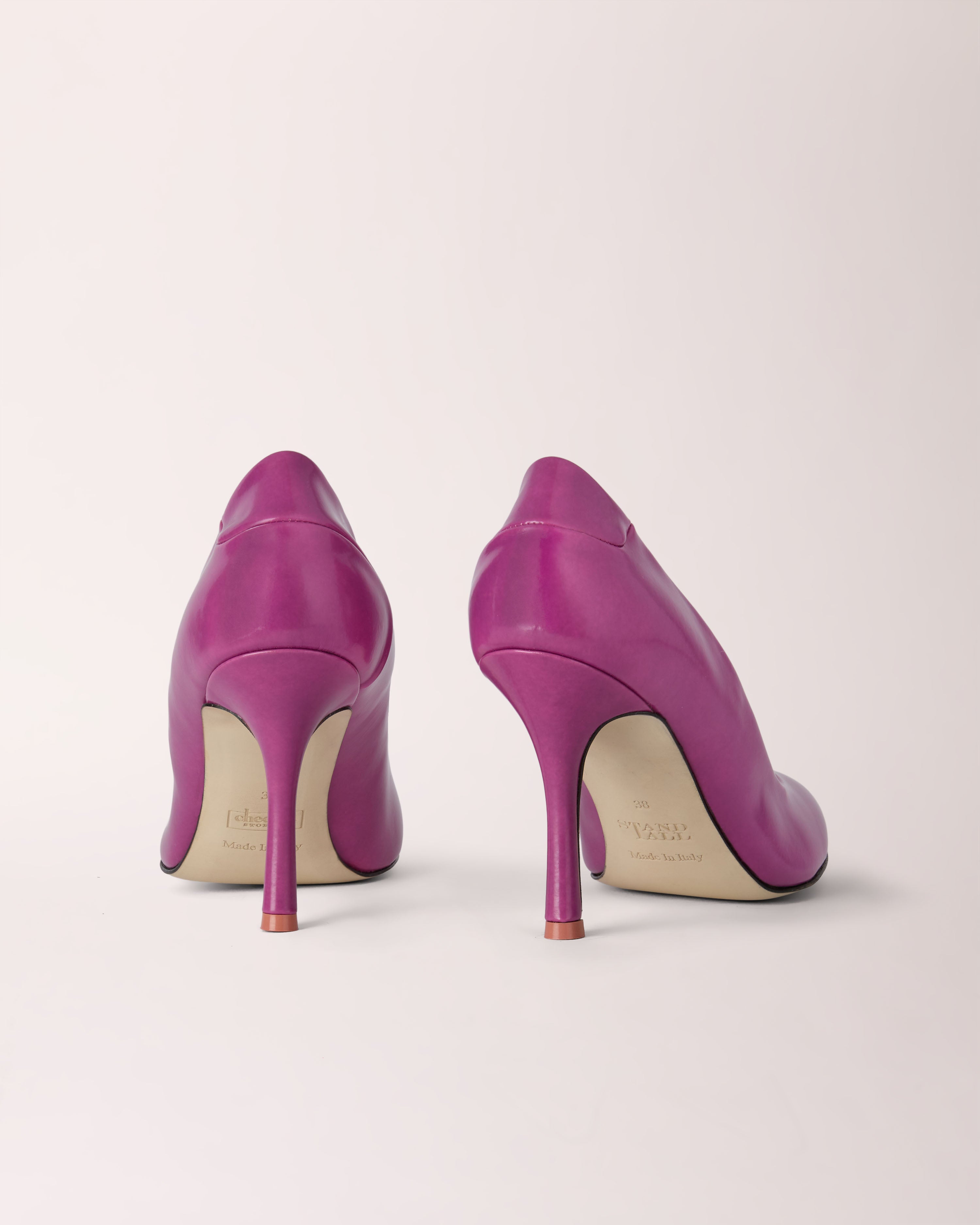 Classic Cheeletto Pump | Matte | Purple