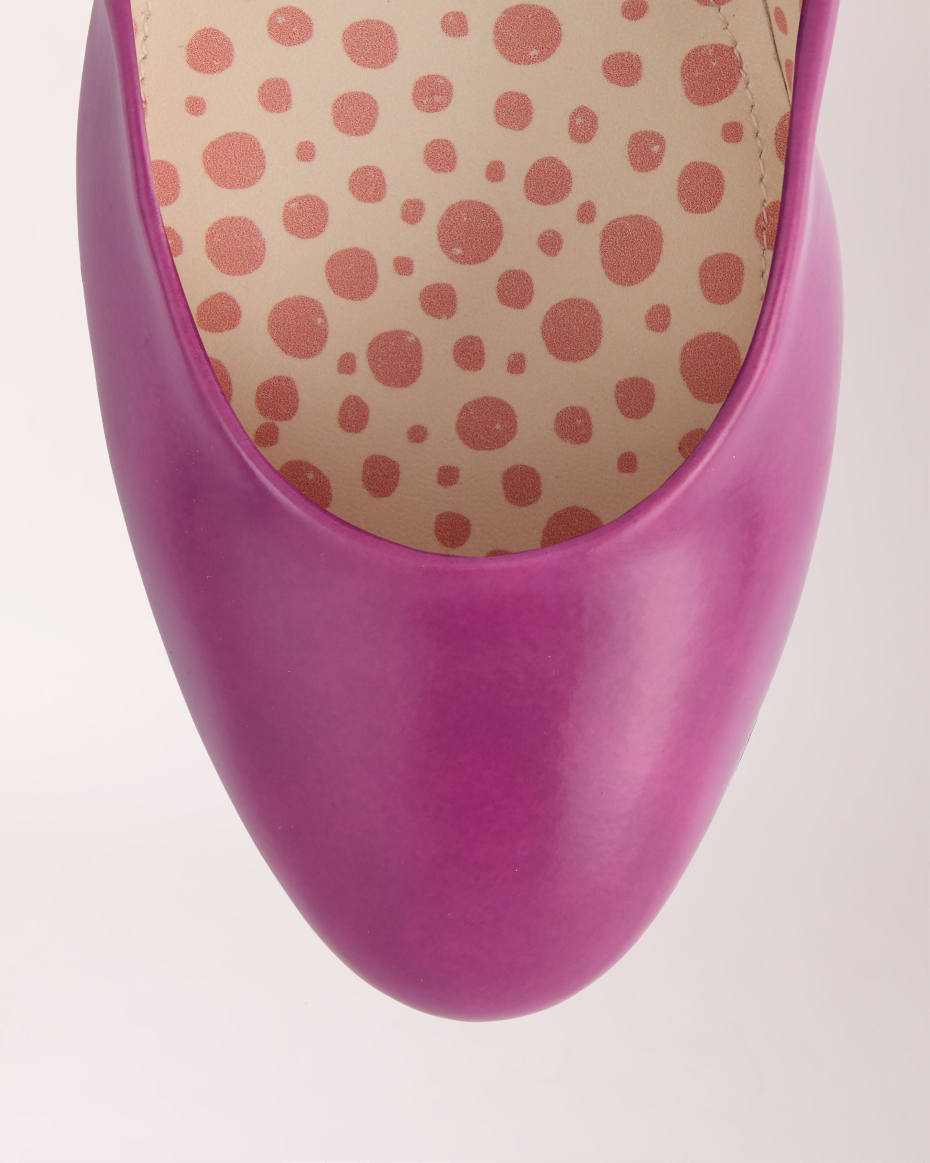 Classic Cheeletto Pump | Matte | Purple