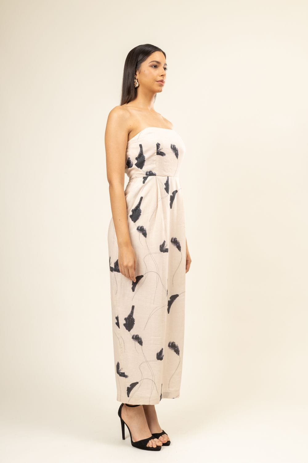 Doodlage Denise printed dress with vibrant floral pattern, lightweight fabric, and casual fit, perfect for everyday wear.