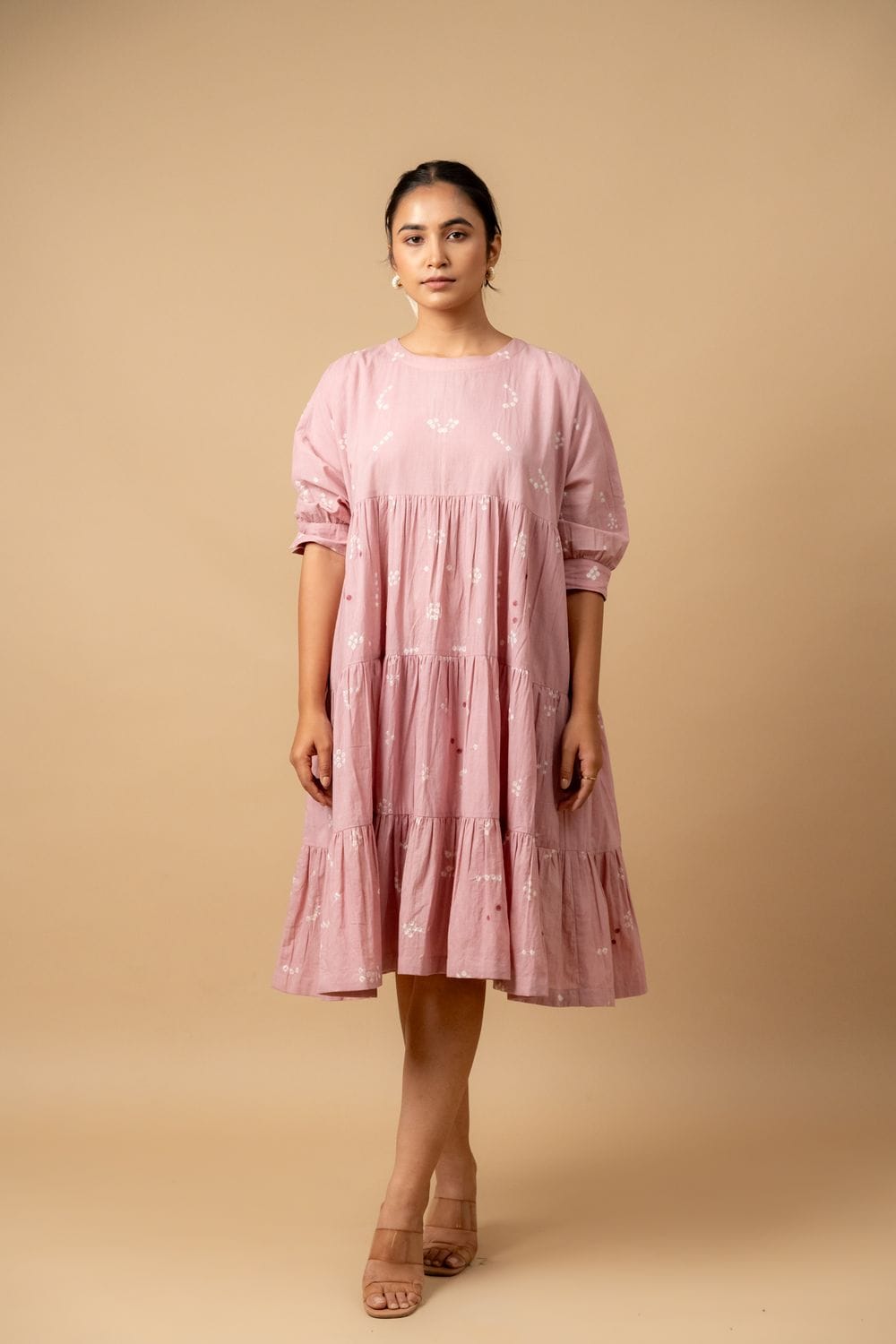 Doodlage Adele one size dress in soft fabric with a relaxed fit, featuring subtle detailing and a stylish, versatile design.