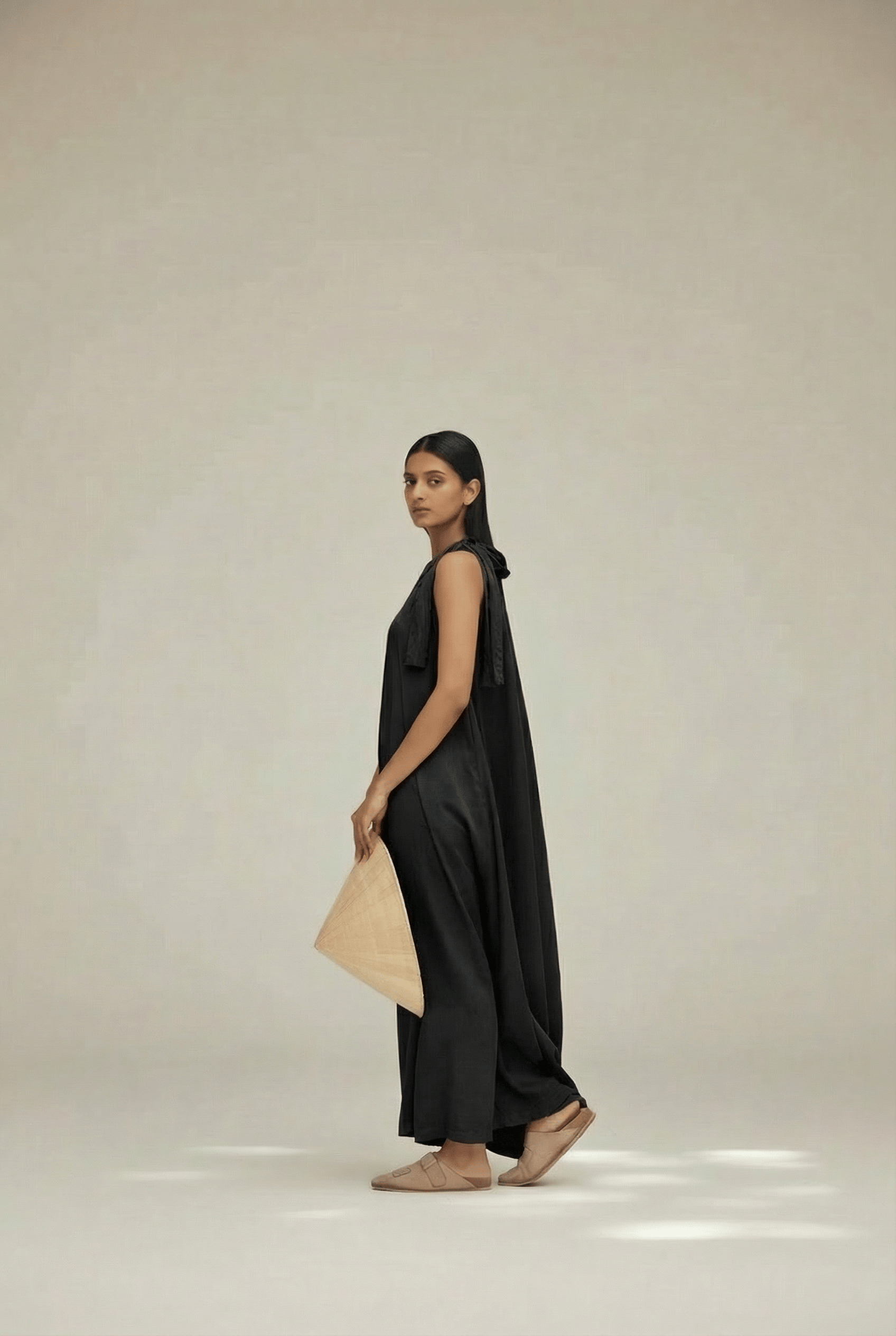 Black Doodlage Daryl dress with a stylish fit and subtle detailing, perfect for casual or semi-formal wear.