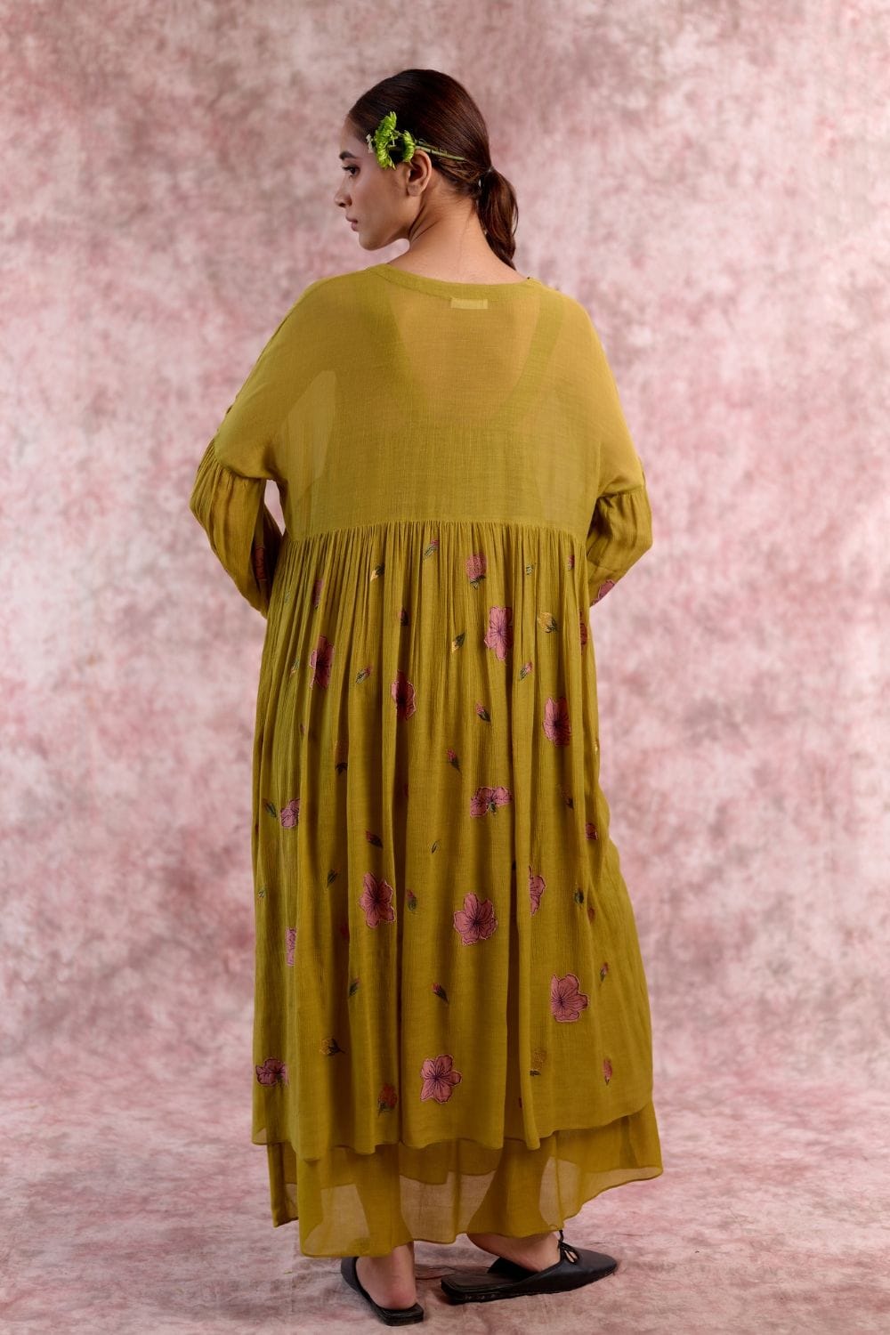 Doodlage Vera embroidered dress with intricate embroidery, lightweight fabric, and elegant design perfect for casual or semi-formal wear.