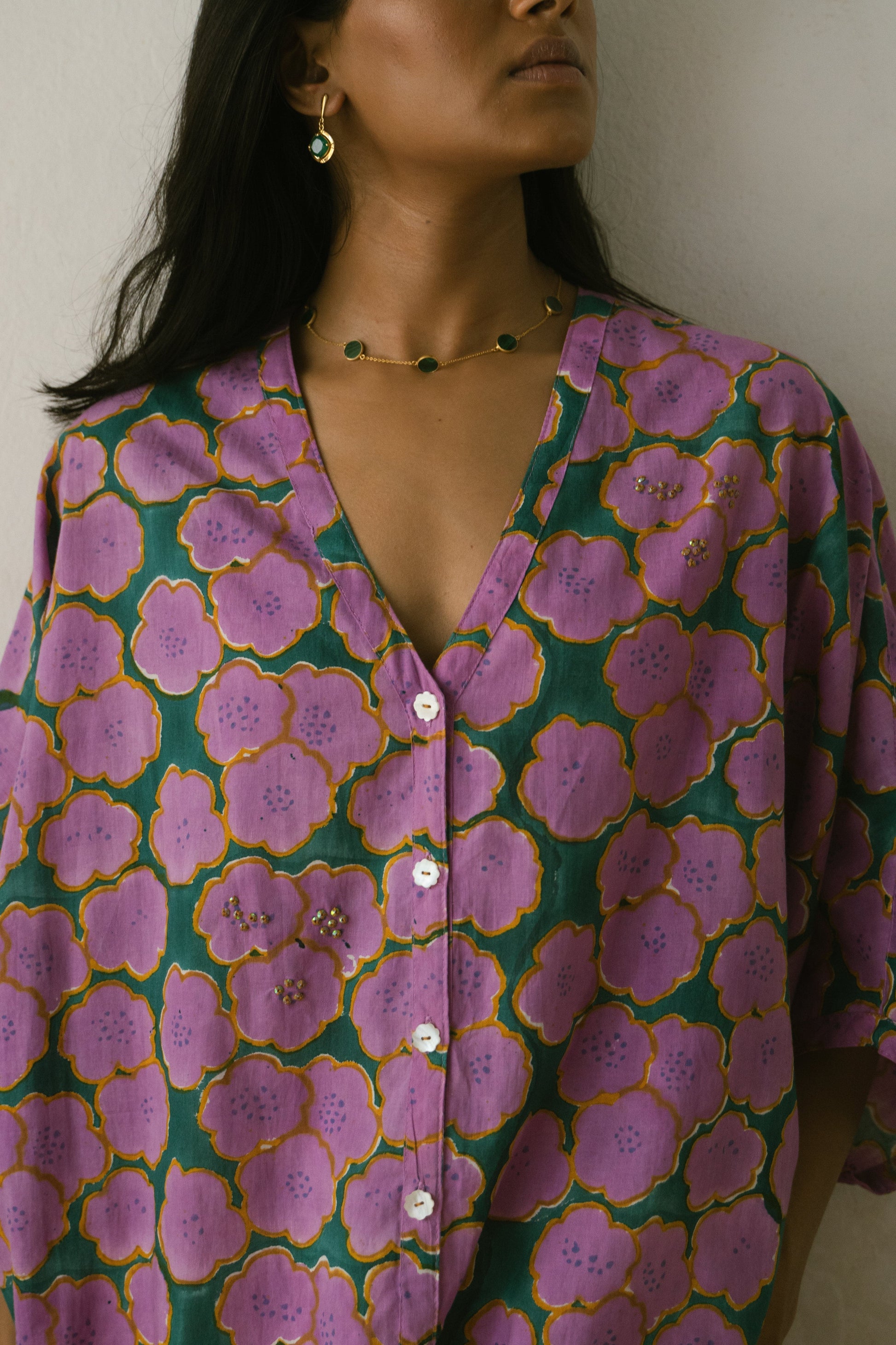 Deeta Clover coord set featuring a matching top and pants in a stylish design, perfect for casual or trendy outfits.