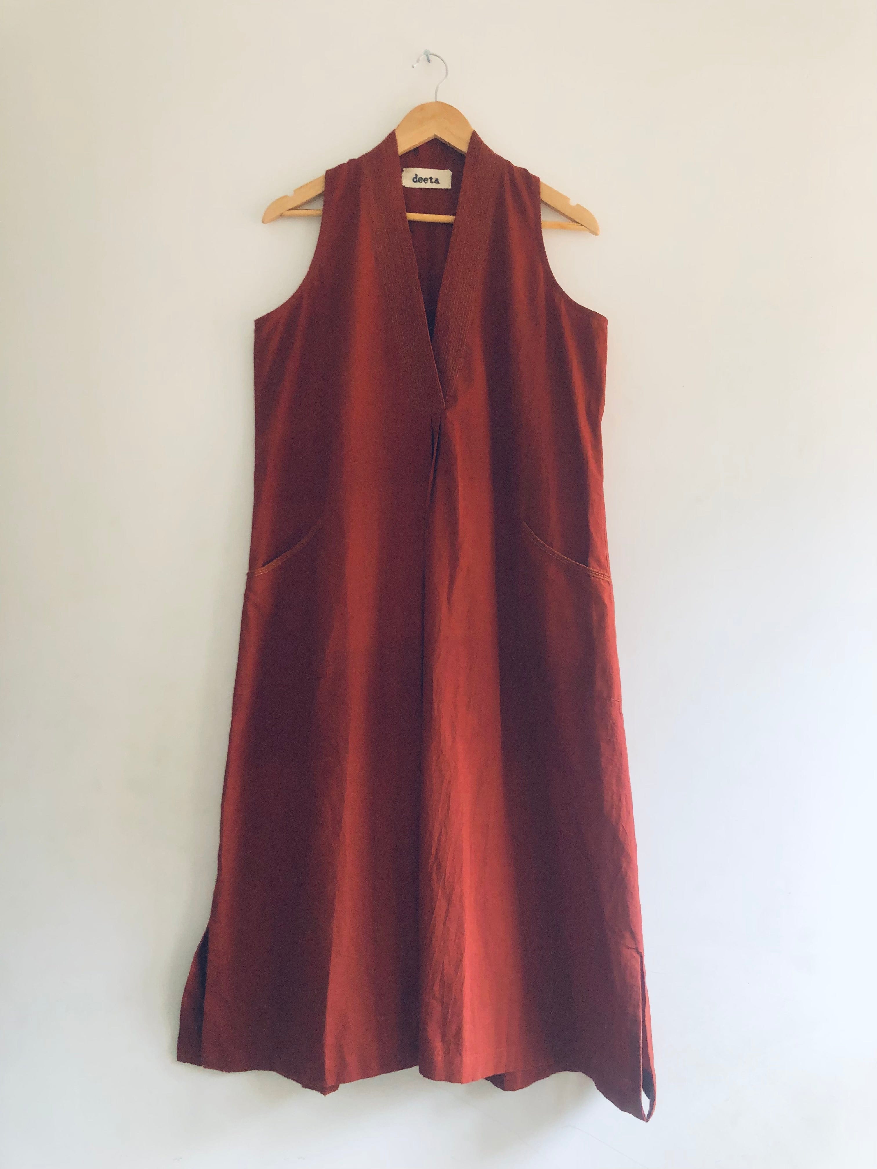 Deeta Bay dress featuring a stylish design, showcased in a full-length view with elegant fabric and modern silhouette.