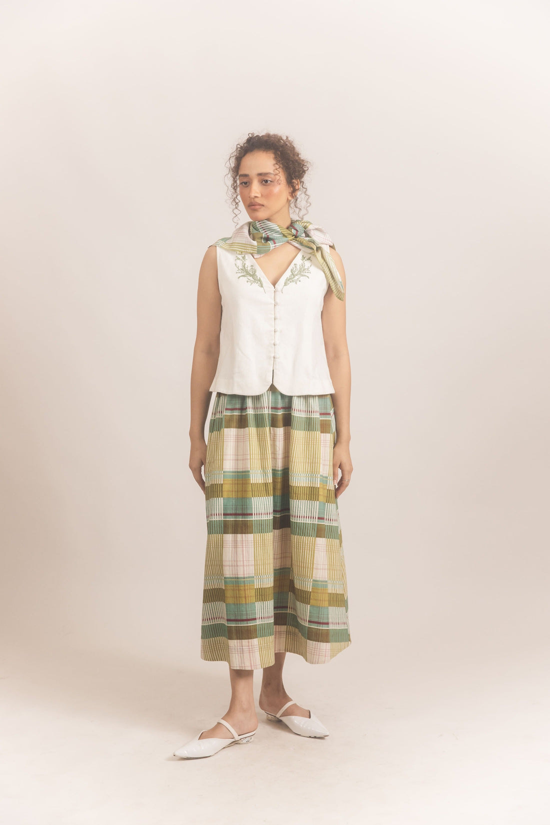 Edith Skirt White