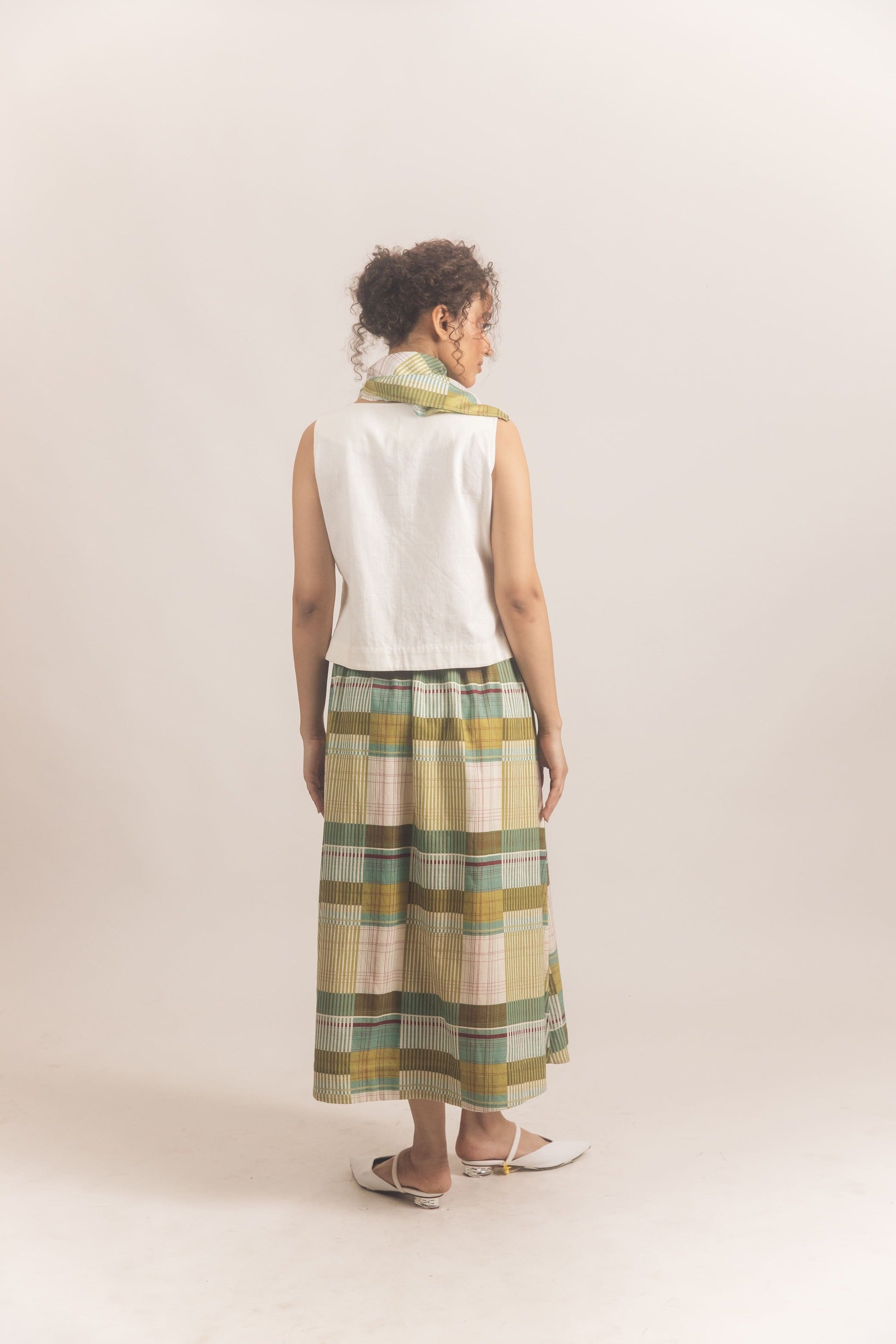 Edith Jacket set White