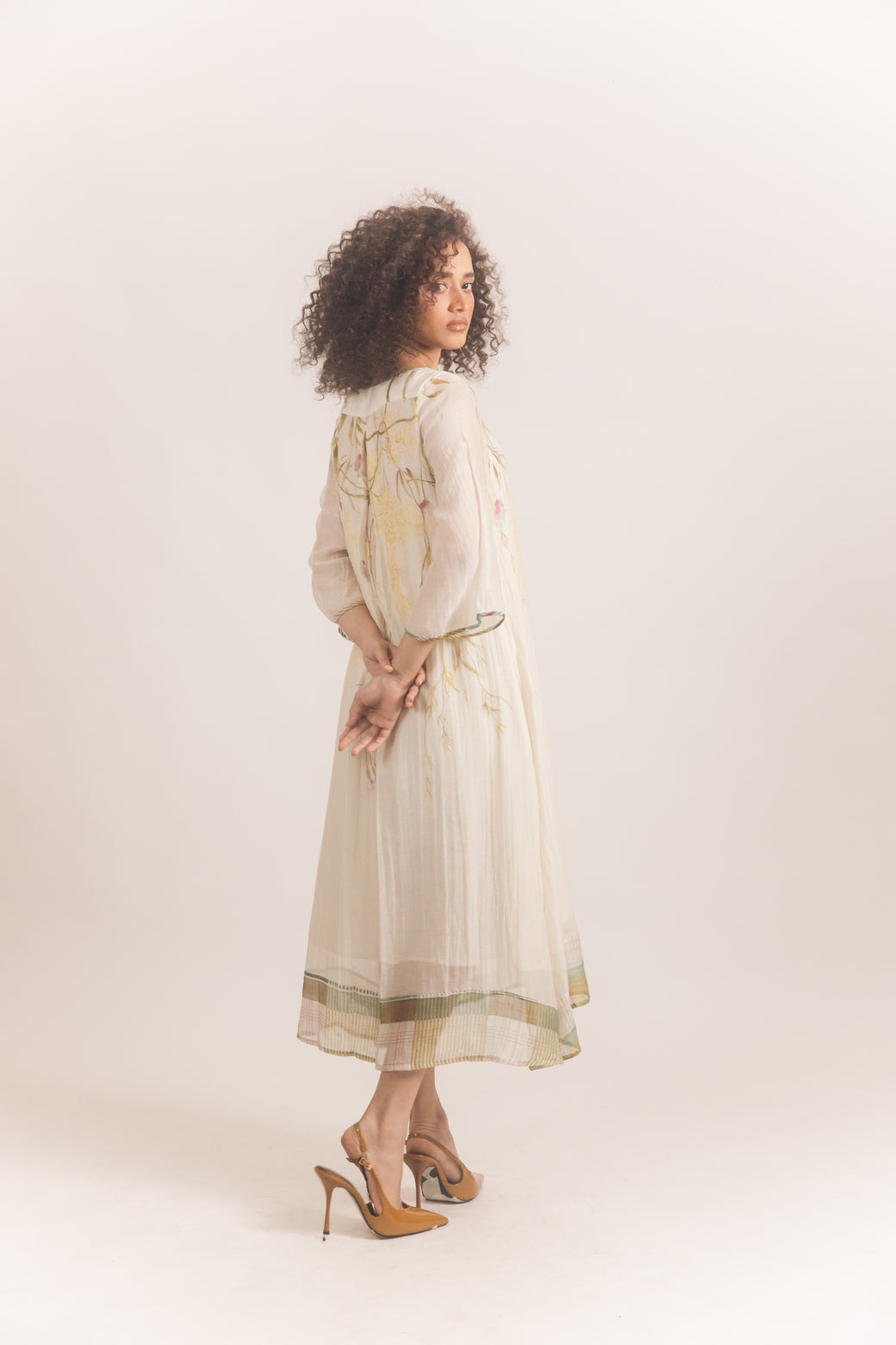 Vine dress White