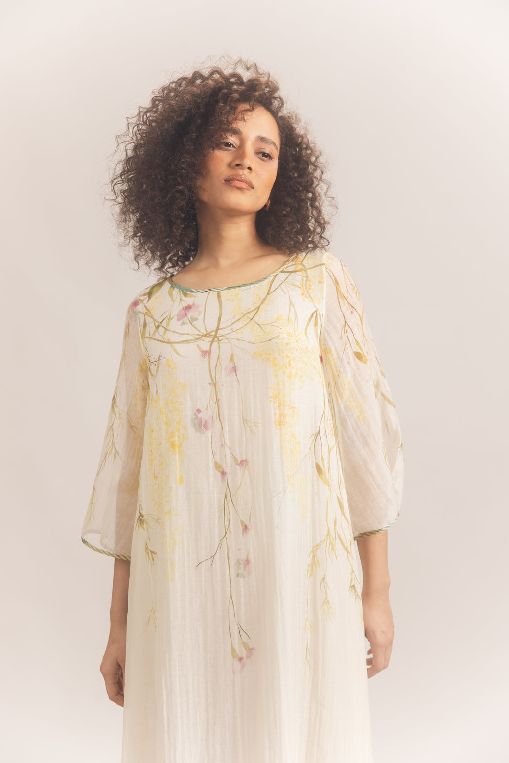 Vine dress White