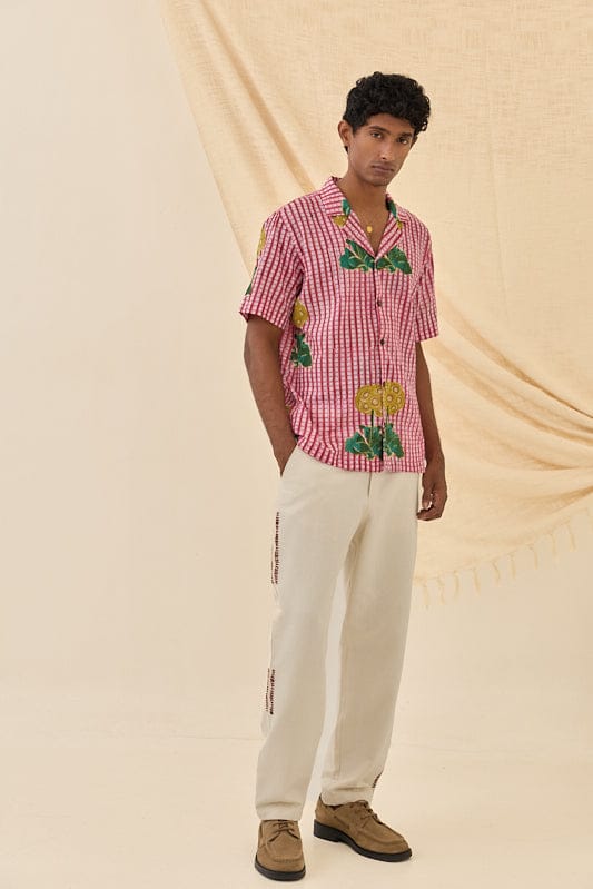 JODI Lali relaxed fit shirt with soft fabric and casual design, shown in a neutral color, laid flat on a white background.