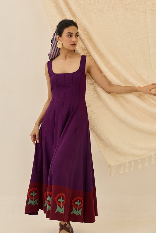 Morni handloom dress by JODI featuring vibrant traditional patterns and a comfortable, flowing silhouette.