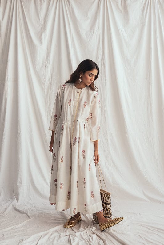 JODI Kulfi day dress featuring vibrant patterns, lightweight fabric, and a stylish, comfortable fit for casual wear.