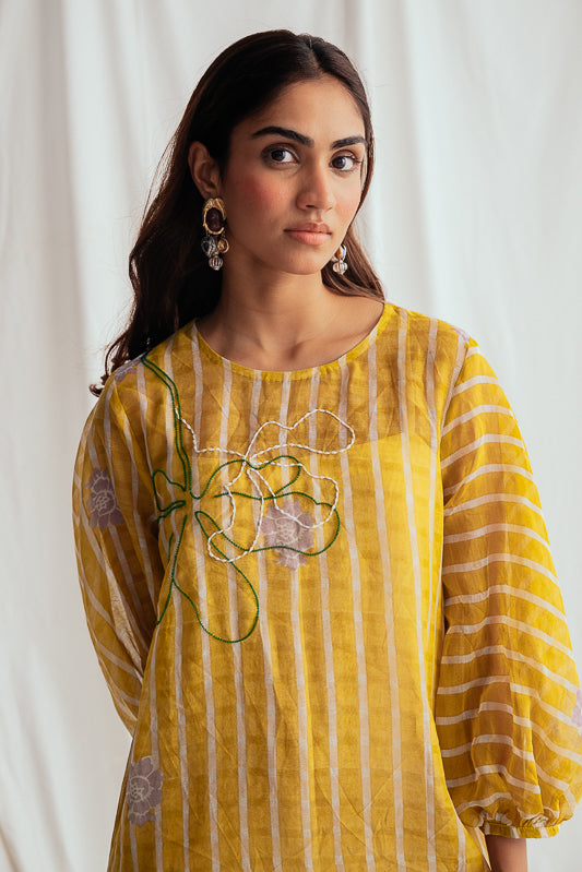 Dhoop Peasant Dress