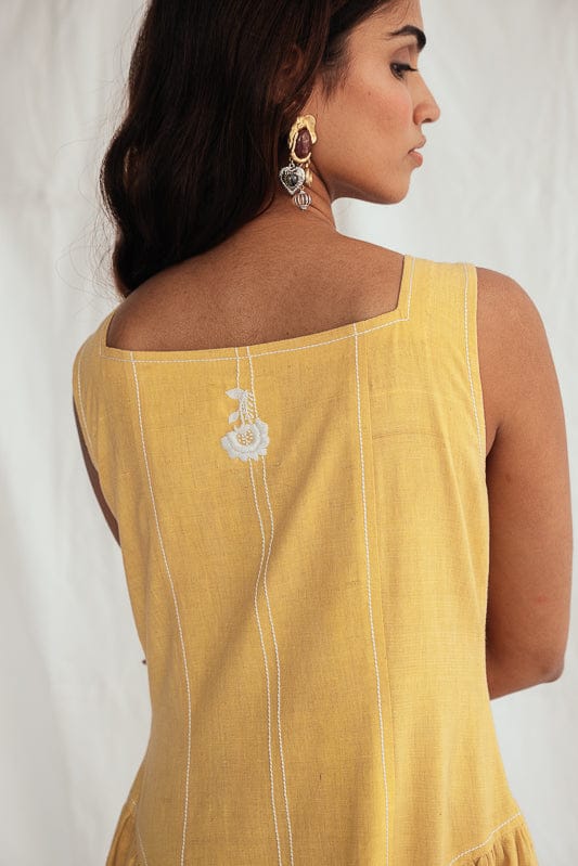 JODI Aamras handloom dress featuring vibrant traditional patterns and a comfortable, flowing silhouette.