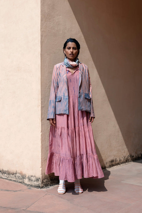 Coral Silk Jacket