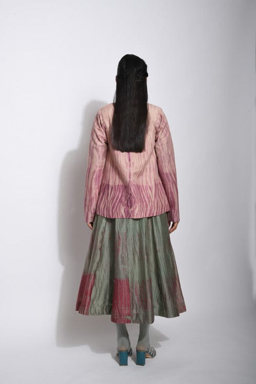 Dusty Sangaria jacket by Theloomart, featuring a lightweight, casual design with a relaxed fit and subtle color details.