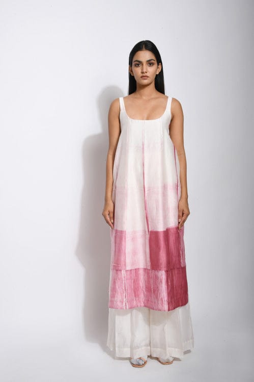 Dreamy canvas long top by Theloomart featuring a relaxed fit with a soft, textured fabric and stylish design.