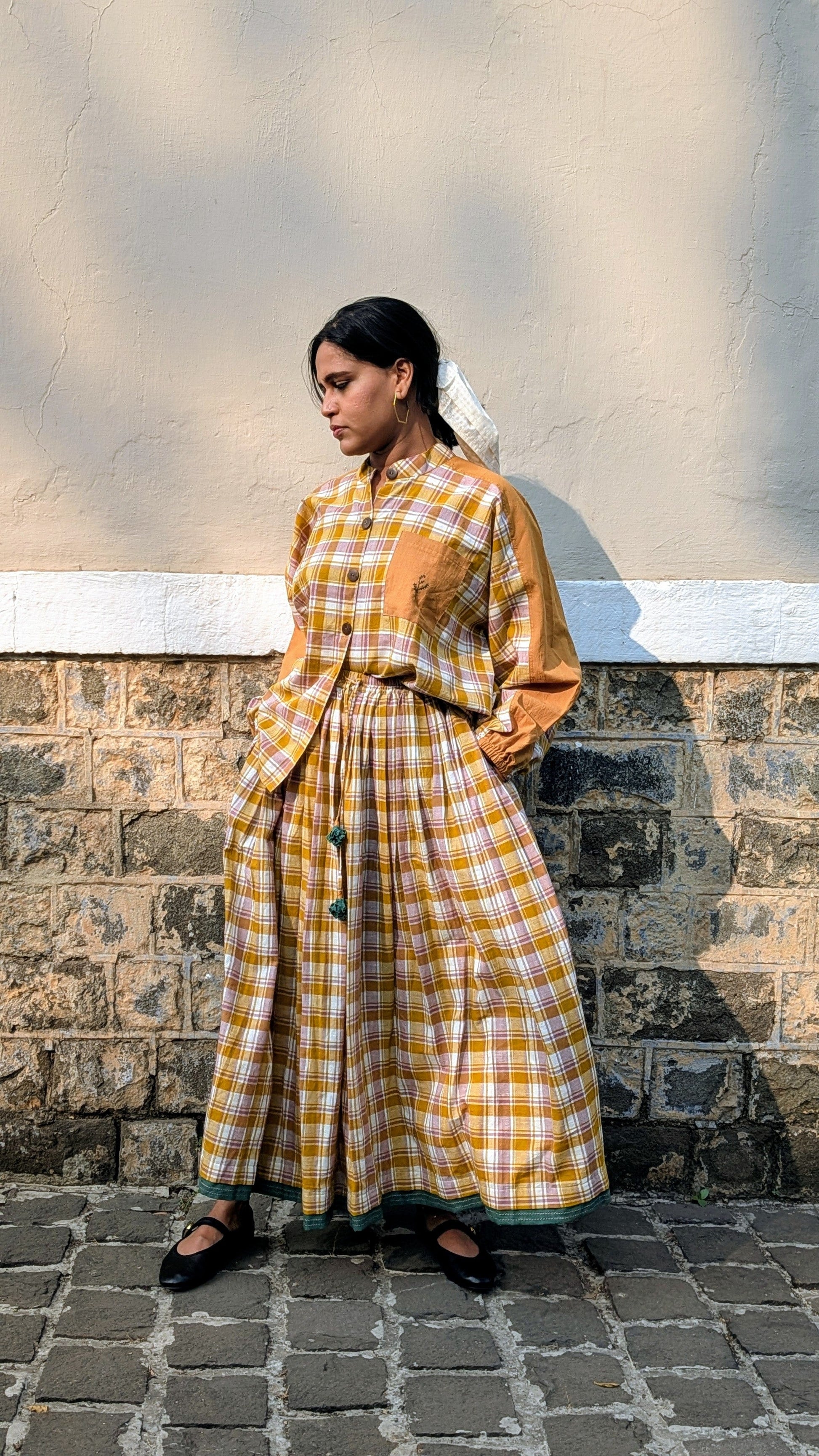 Deeta Ella coord set featuring a stylish matching top and pants, perfect for casual or trendy everyday wear.