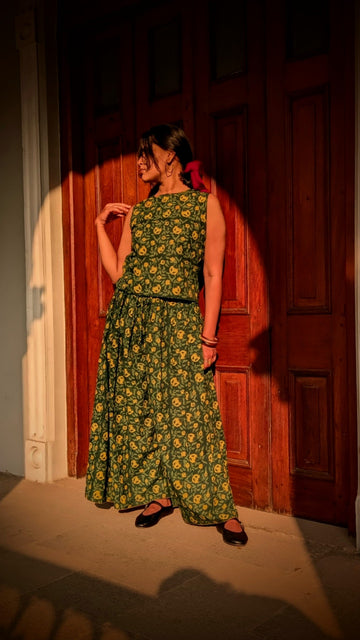 Deeta Midori co-ord set featuring a stylish matching top and pants in a modern, comfortable design.