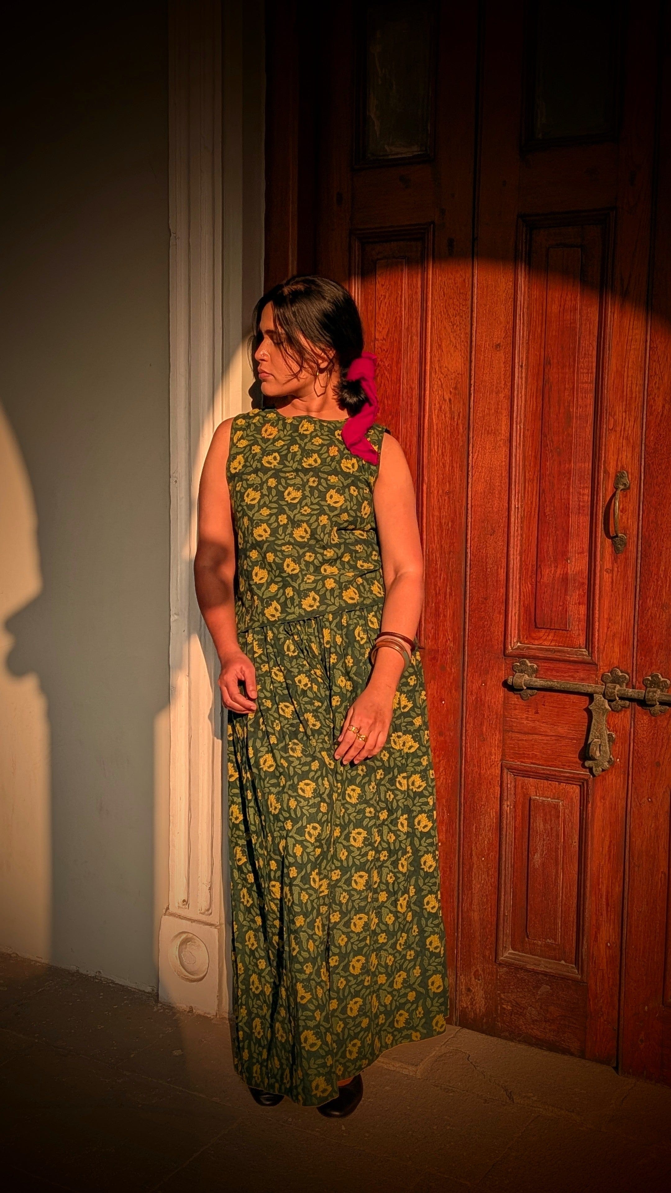 Deeta Midori coord set featuring a stylish matching top and pants in a vibrant, fashionable design.