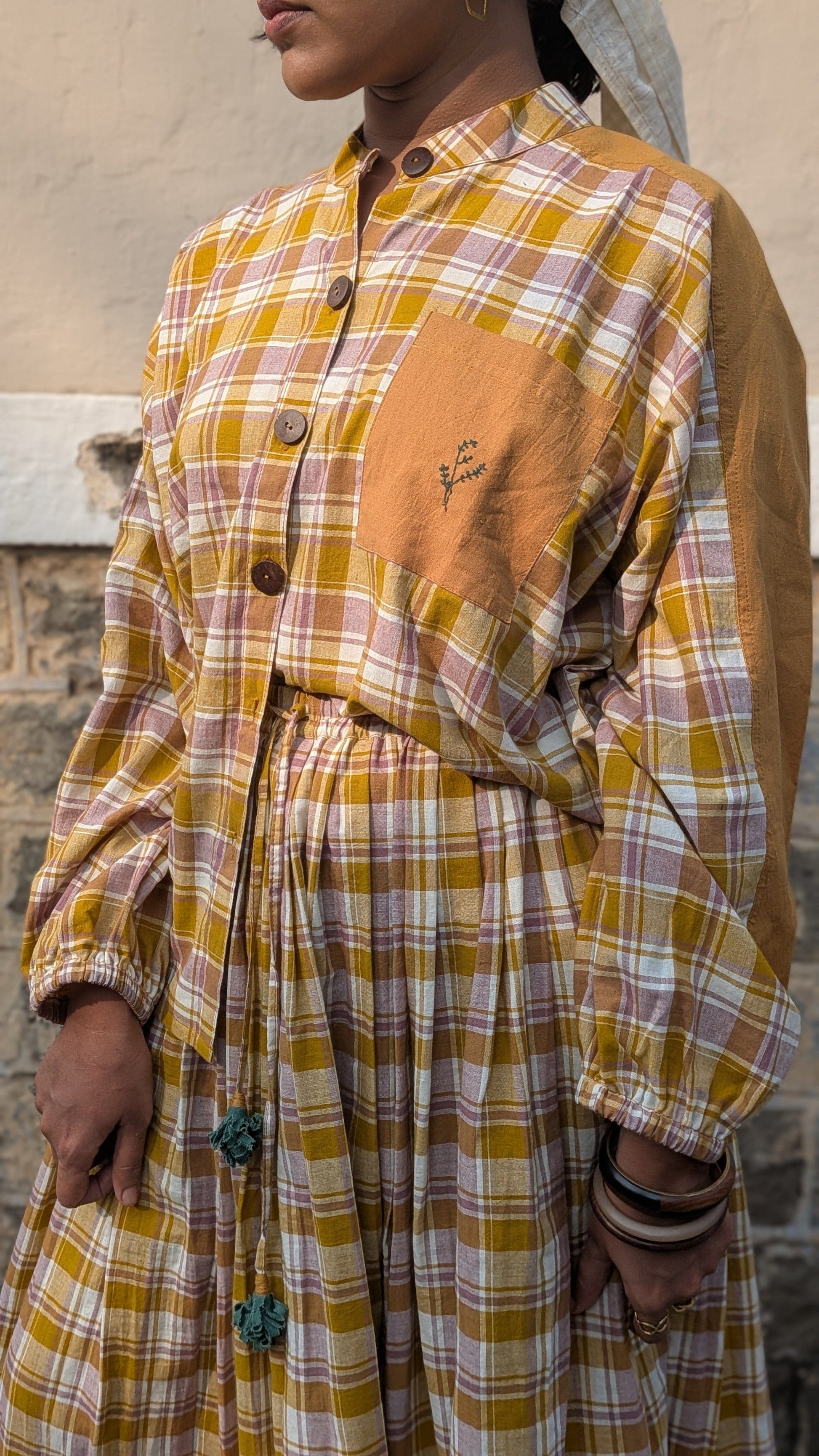 Deeta Ella coord set featuring a stylish matching top and pants in a sleek, modern design.