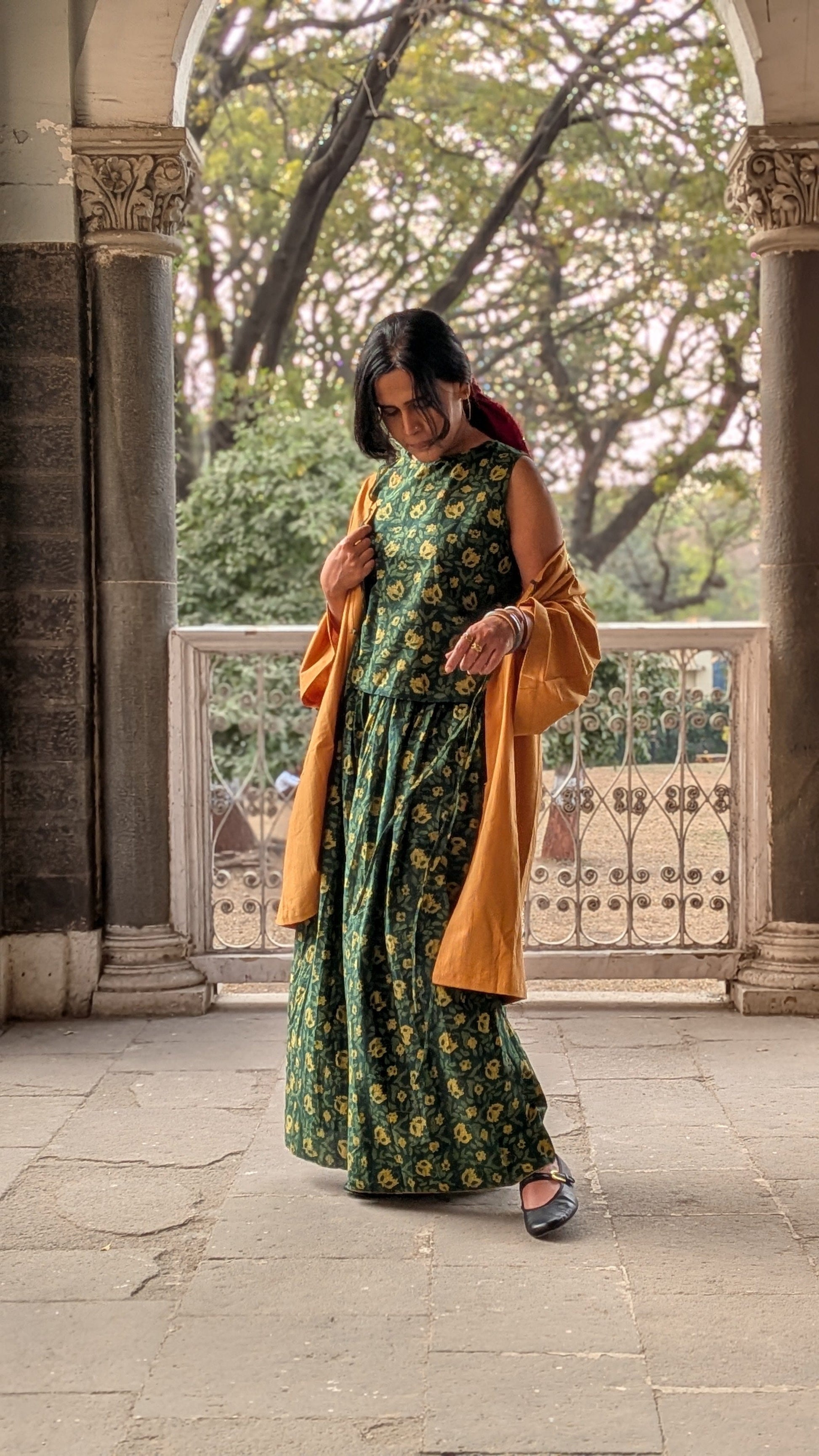 Deeta Midori coord set featuring a stylish matching top and pants in soft fabric, perfect for casual or trendy looks.