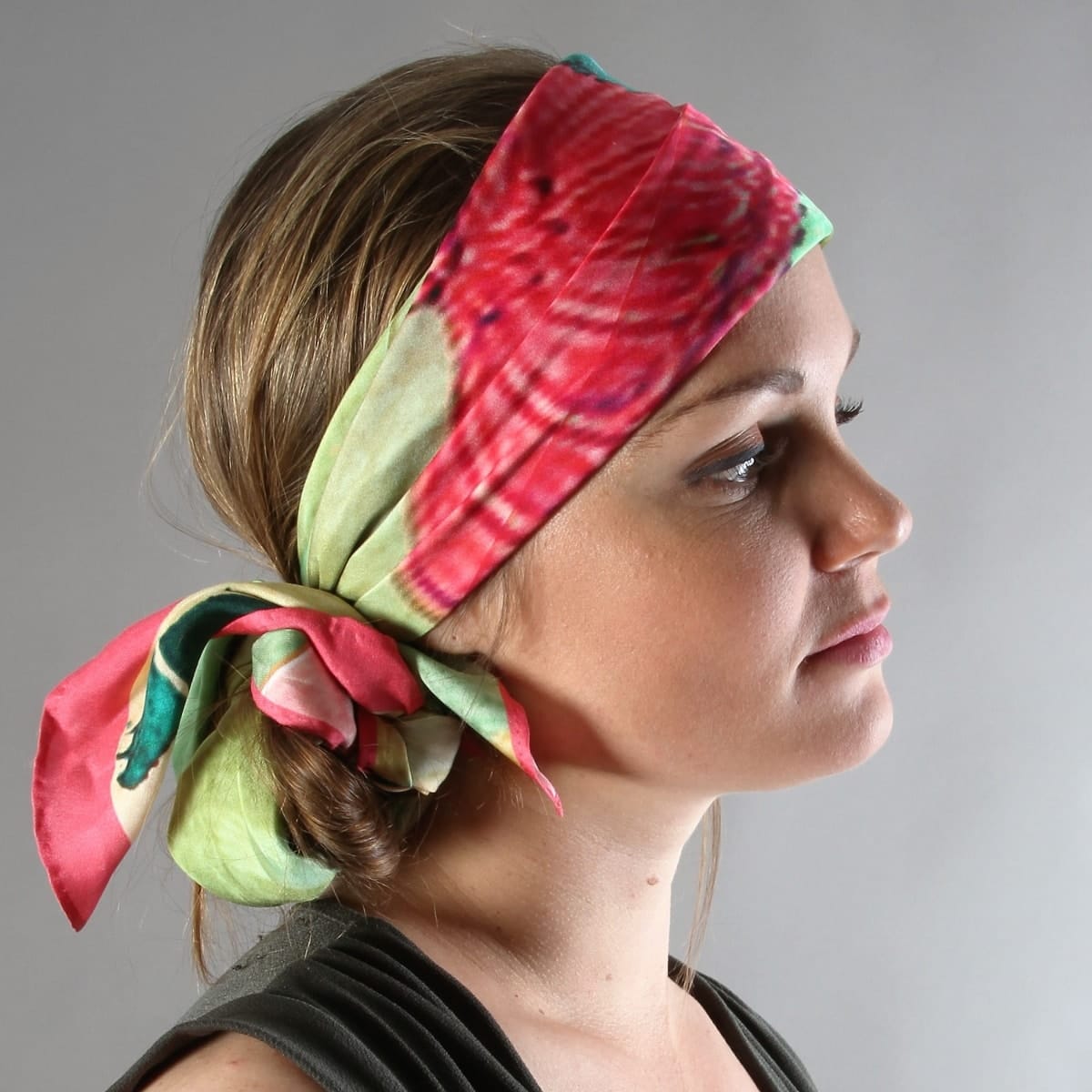 Elegant Bombaybirds Royal Elephants scarf featuring vibrant elephant patterns on soft fabric.