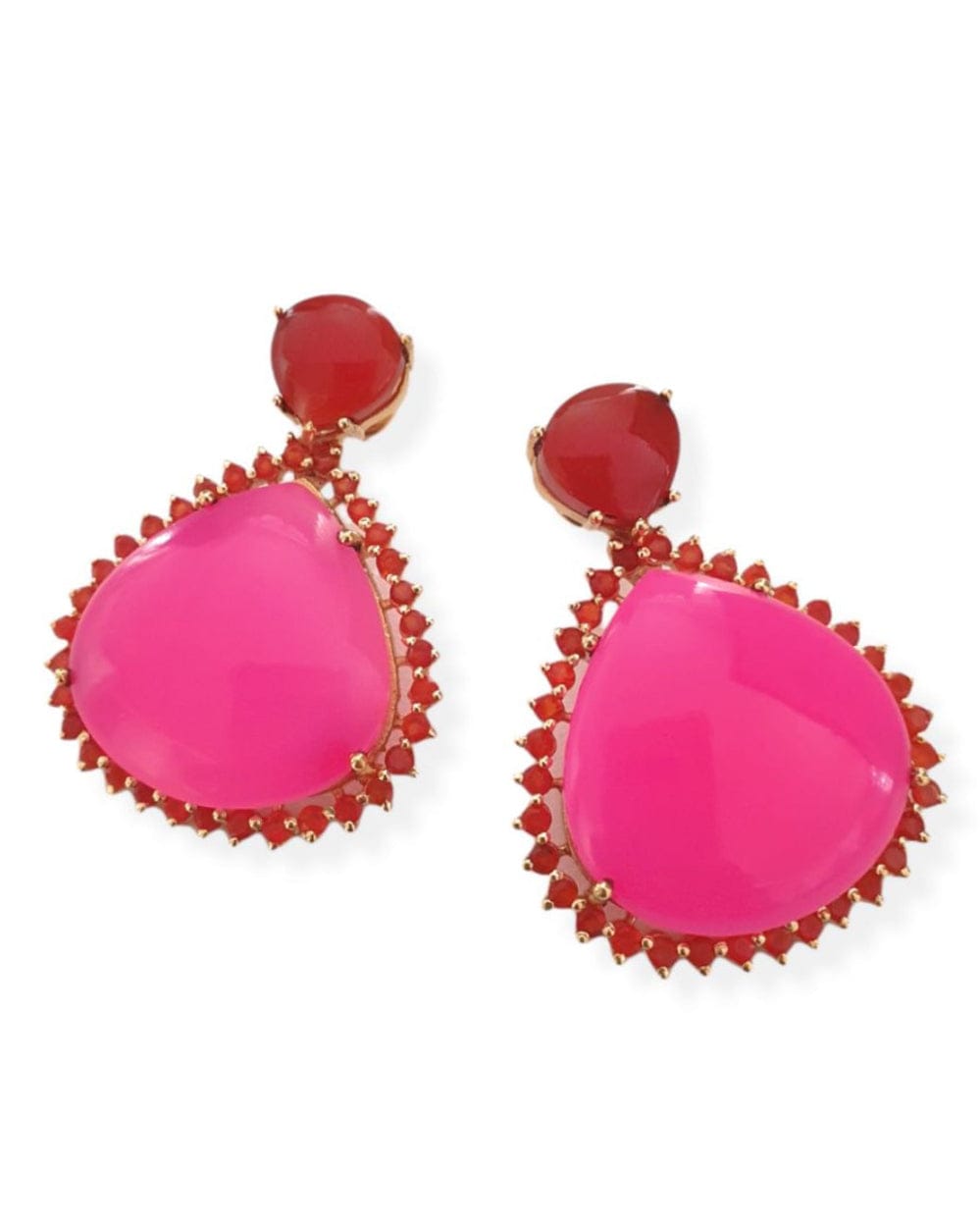 Bombaybirds Zaarah earrings with intricate design, gold-tone metal and dangle style, perfect for elegant accessories.