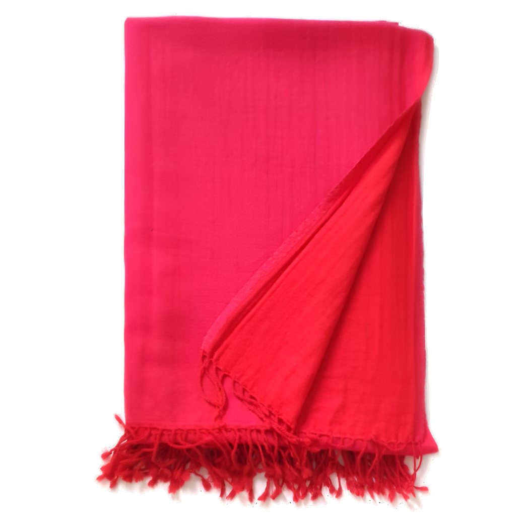 Razzmatazz Bougainvillea Throw Blanket