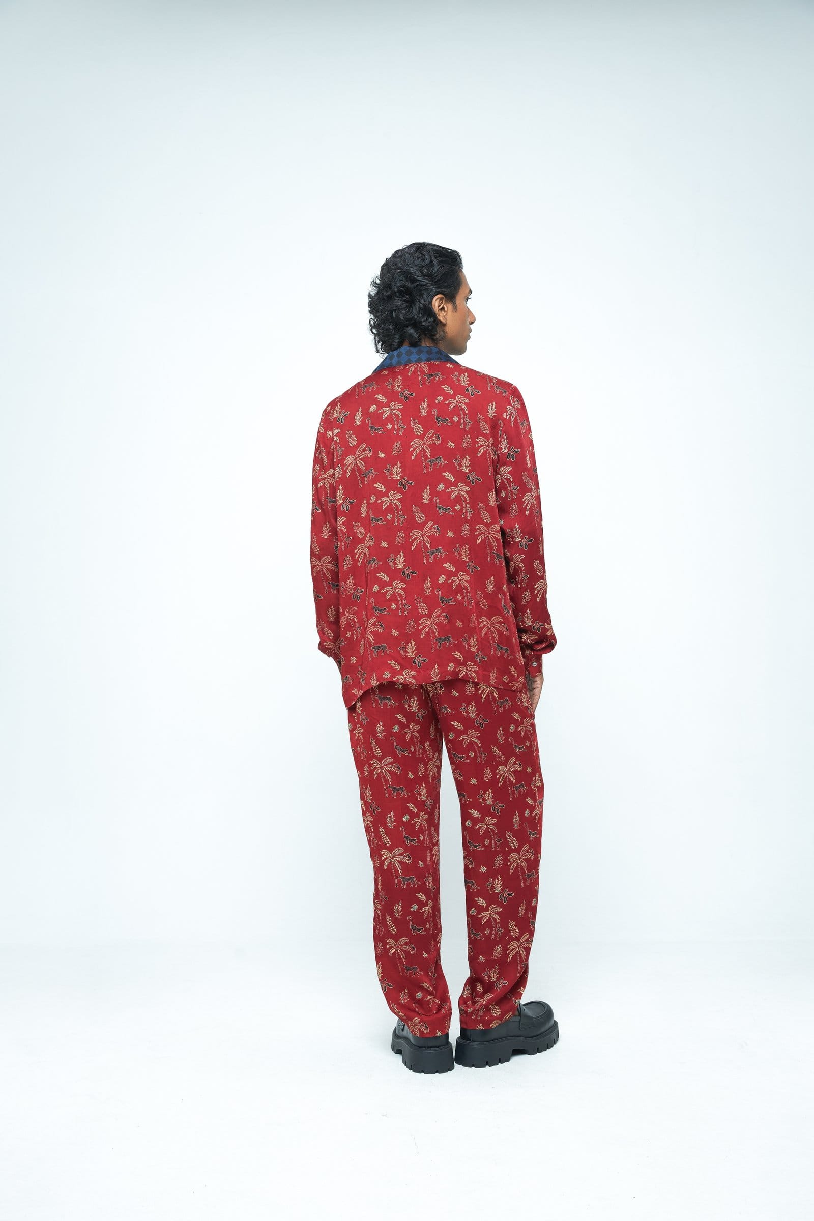 Back view of Anushe Pirani Wild T-shirt, a casual shirt with bold graphic design and comfortable fit.